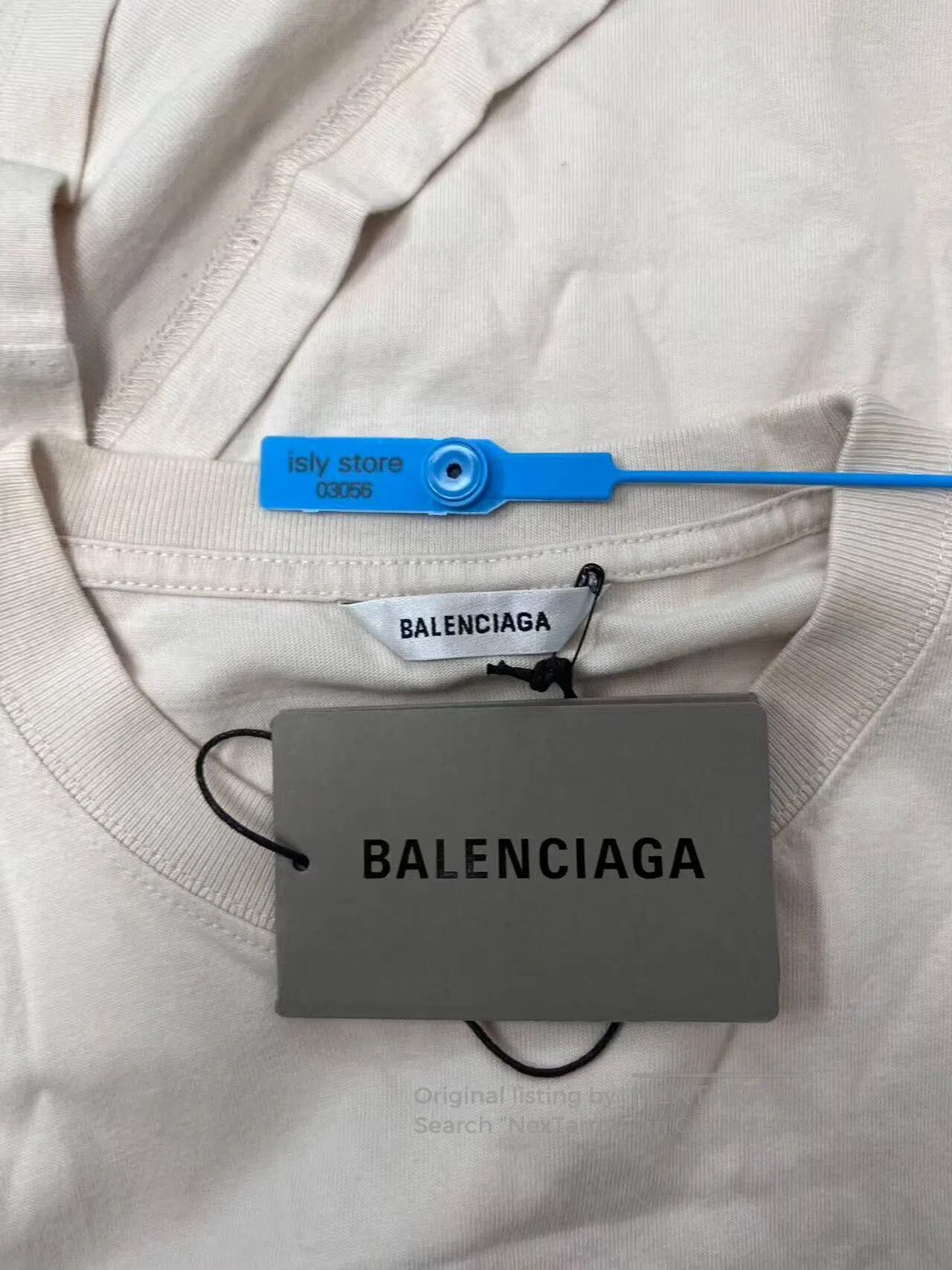 Balenciaga Balenciaga Logo Embroidered Short Sleeve T. Size L / US 10 / IT 46 - 5 Thumbnail