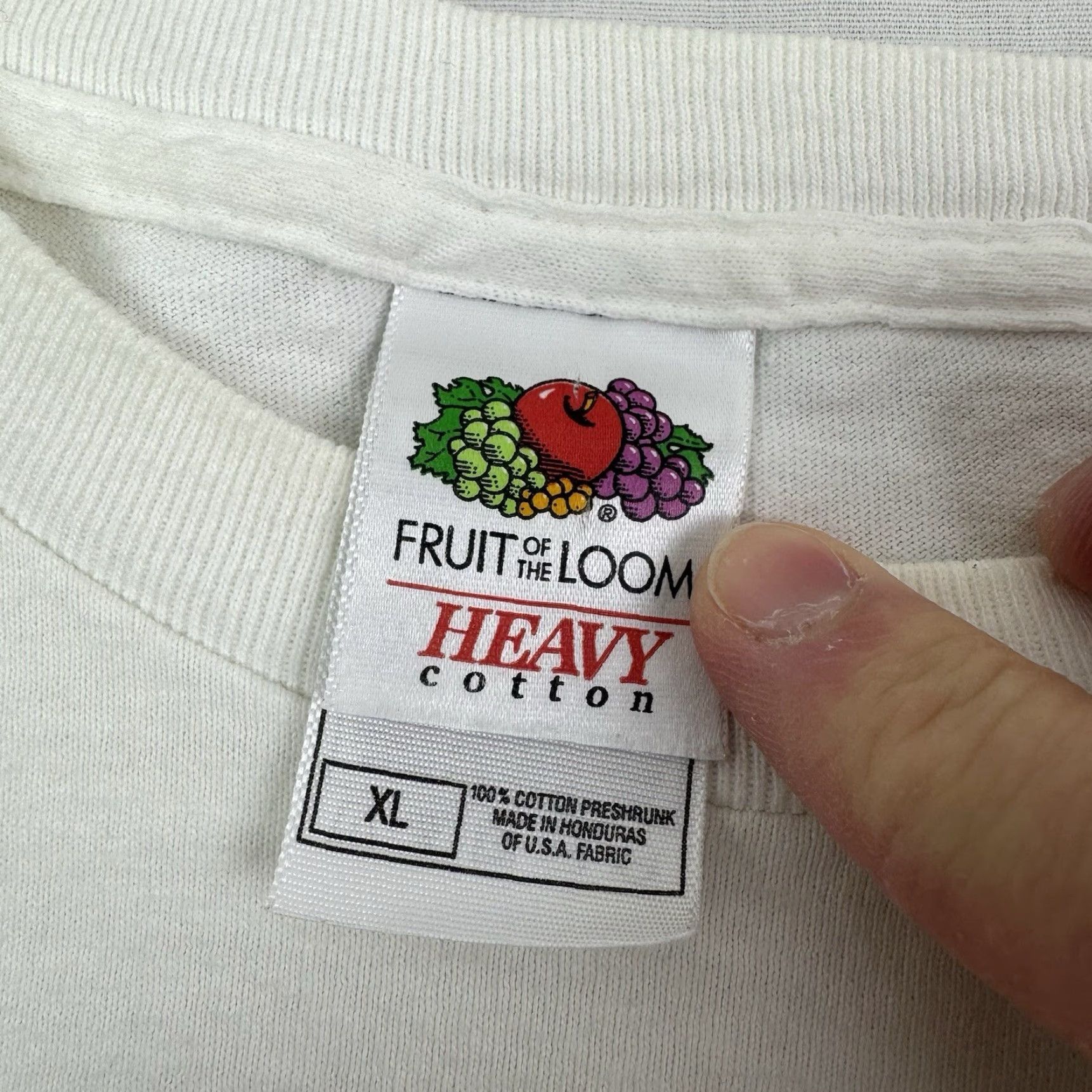 Fruit Of The Loom VINTAGE Funny Redneck T Shirt Adult XL Riding Hogs Chasing Chicks Bikers Humor Shirt Mens XL White Graphic Print Size US XL / EU 56 / 4 - 4 Thumbnail