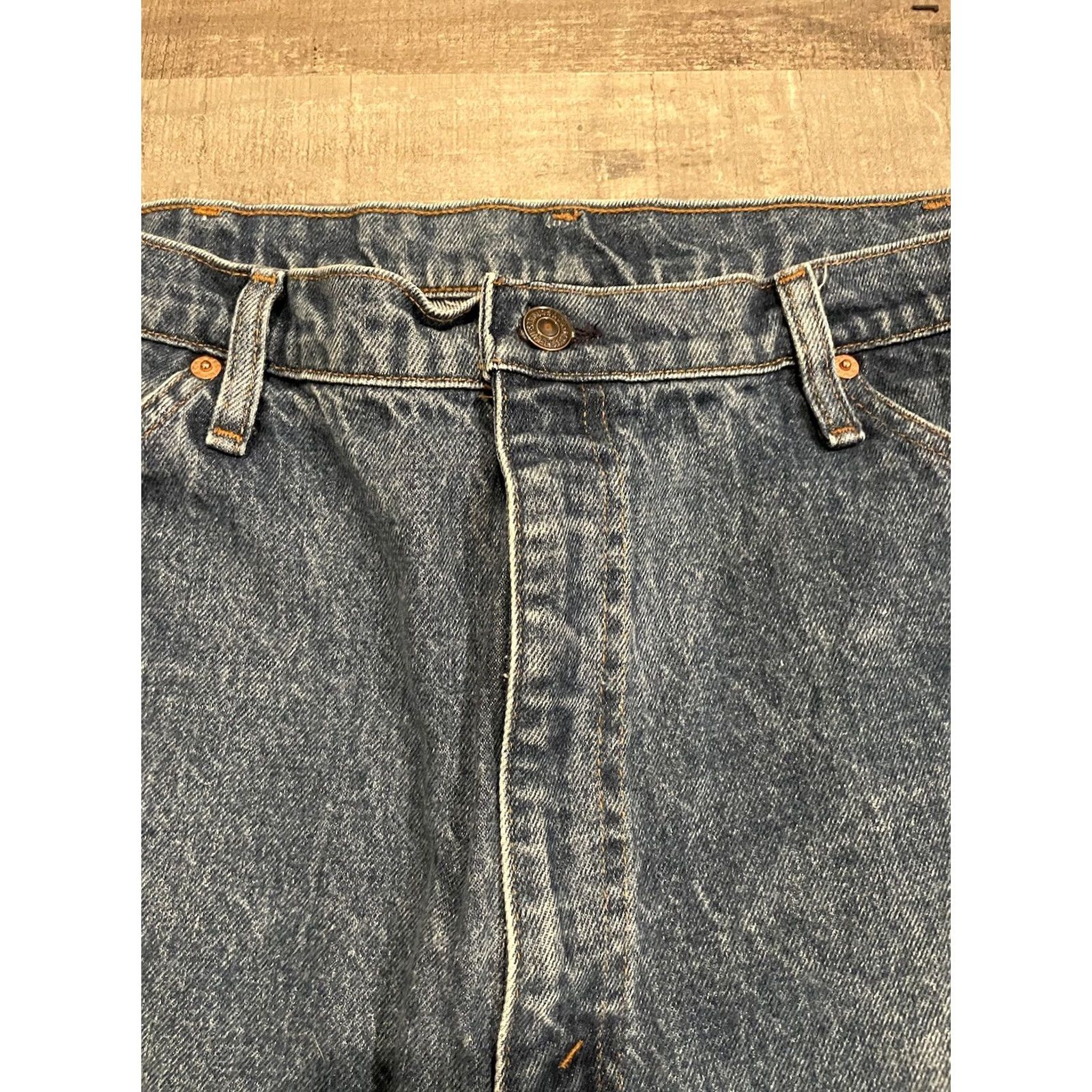 Levi's VINTAGE Levi's 517 Jeans Bootcut Denim 42x30 20517 0217 USA Men Blue 80s 90s 70s 5-Pocket N/A Shirt Size US 42 / EU 58 - 7 Thumbnail
