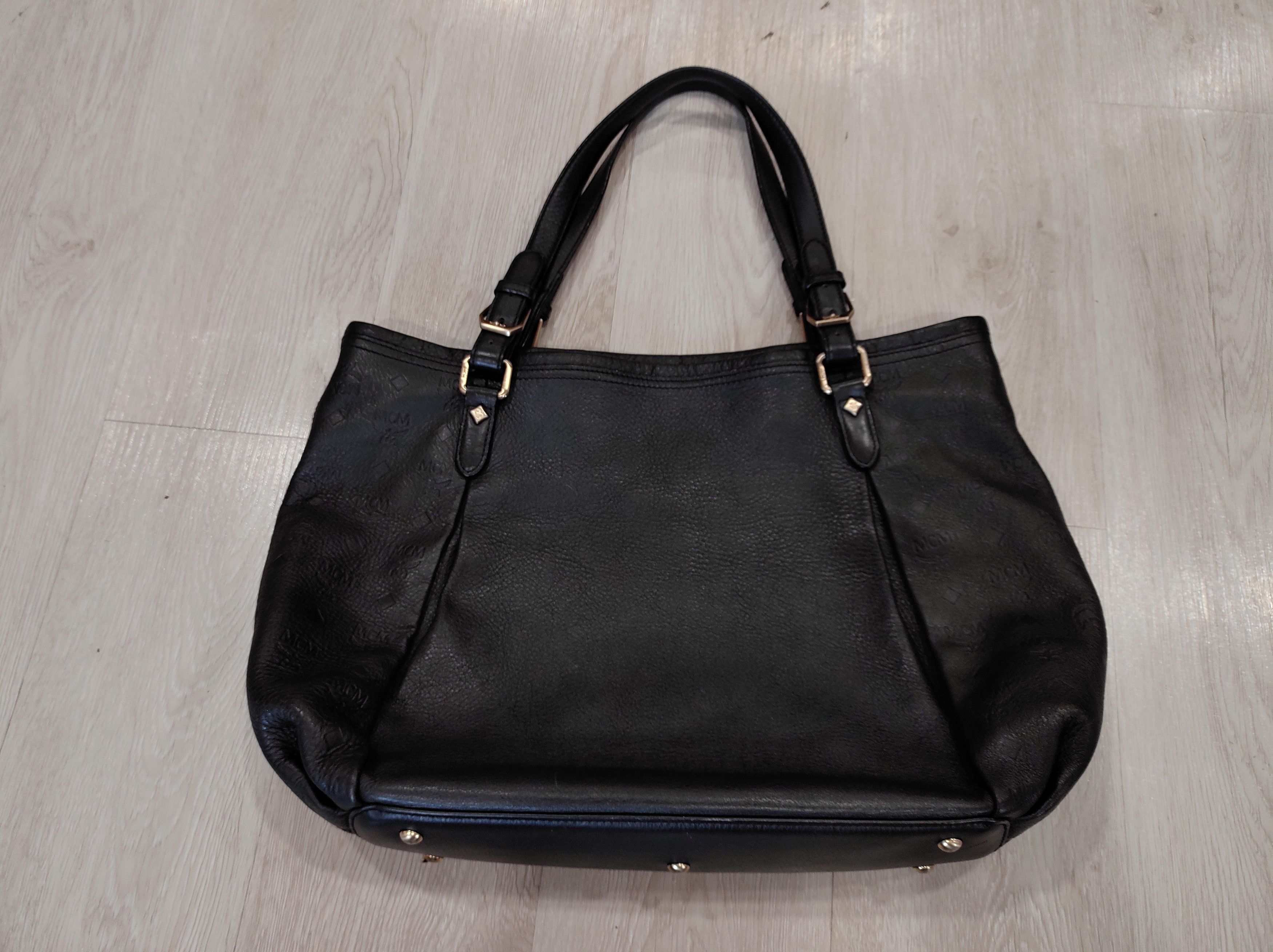 MCM Mcm Leather Satchel Visetos Tote Bag Size ONE SIZE - 12 Thumbnail