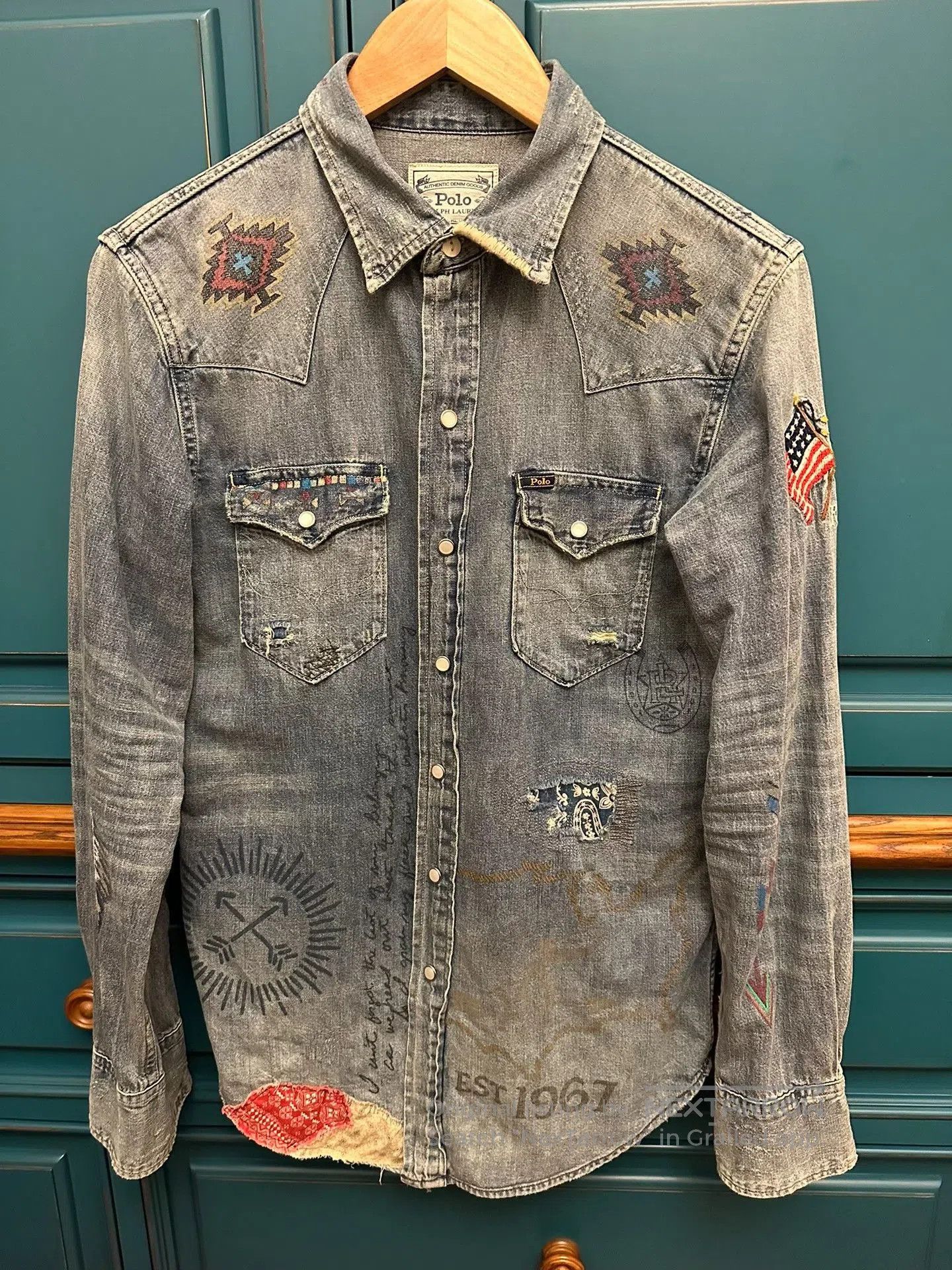 Polo Ralph Lauren Ralph Lauren Vintage Denim Shirt S. Size US S / EU 44-46 / 1 - 1 Thumbnail