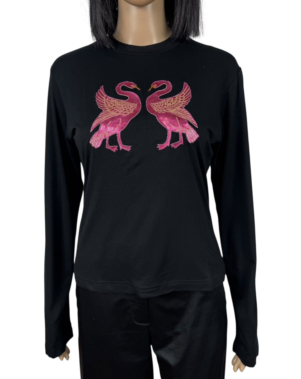 Manish Arora Manish Arora Swan Longsleeve Viscose Embroidered size S Size S / US 4 / IT 40 - 2 Thumbnail
