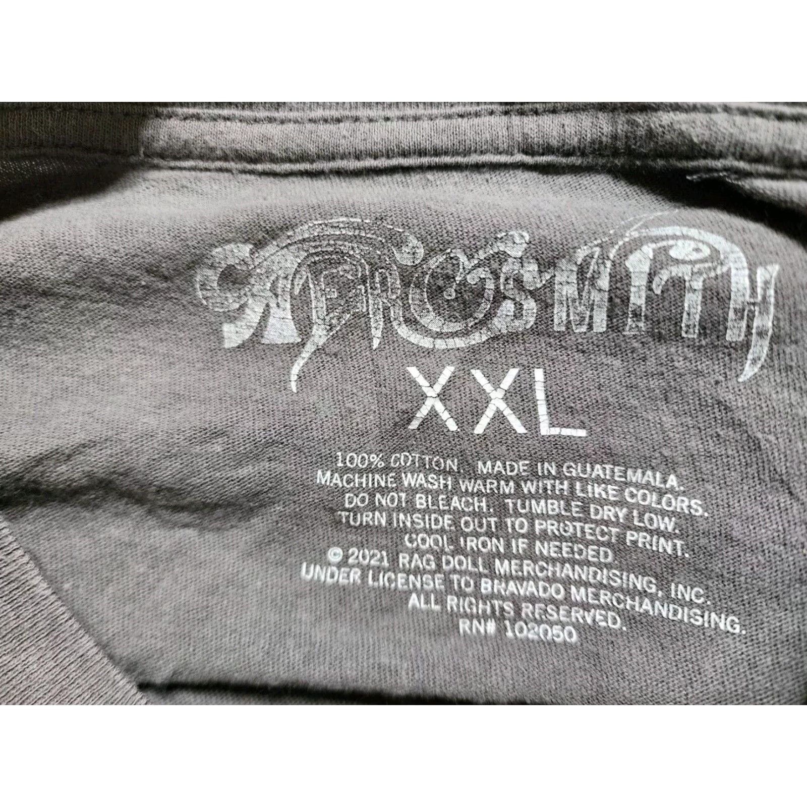 Aerosmith Womens 2XL Aerosmith Get Your Wings Tour T Shirt Band Tee Shirt Womens Size XXL / US 16-18 / IT 52-54 - 4 Thumbnail