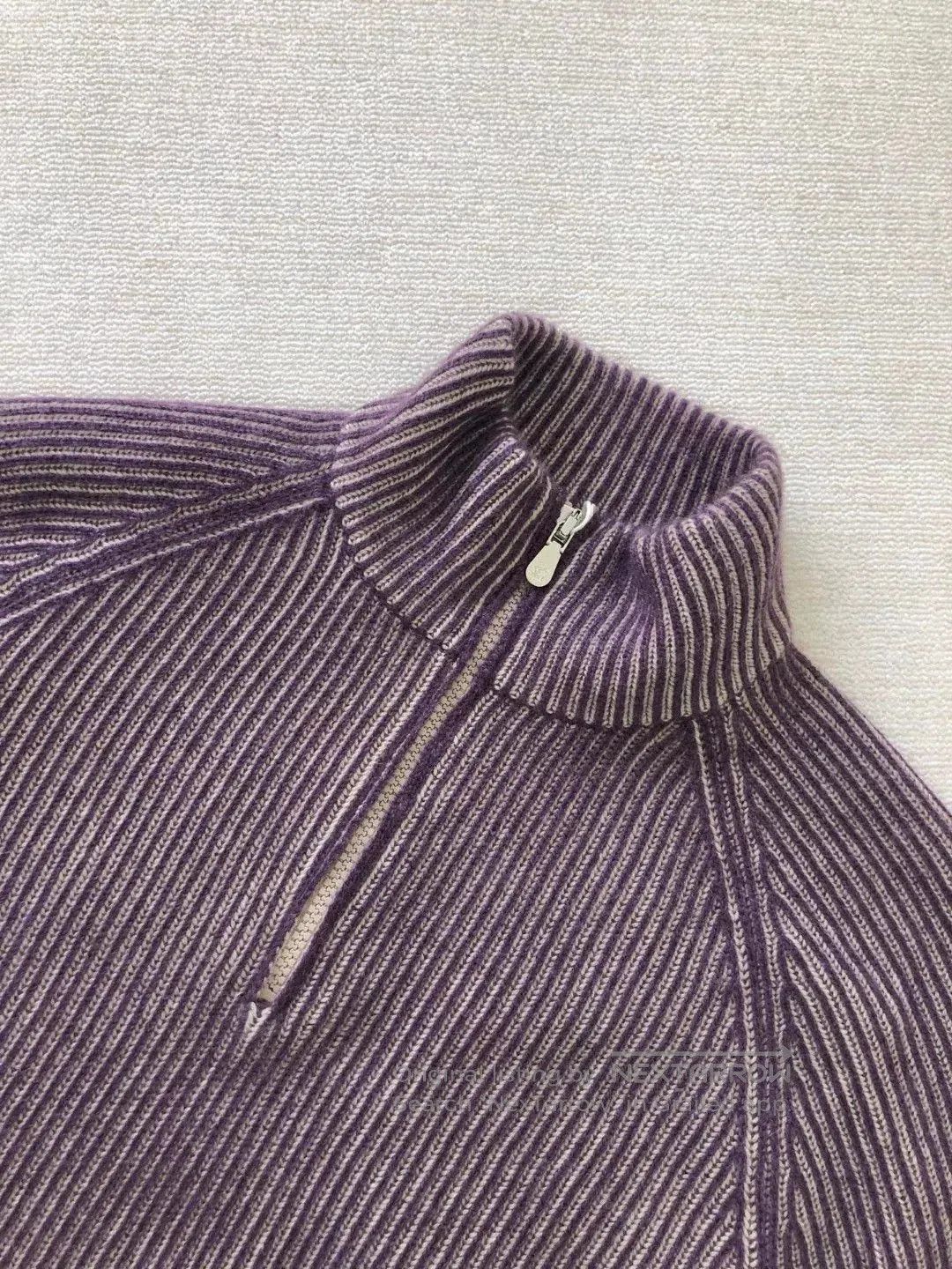 Brunello Cucinelli Brunello Cucinelli Purple Cashmere Sweater. Size US M / EU 48-50 / 2 - 5 Thumbnail