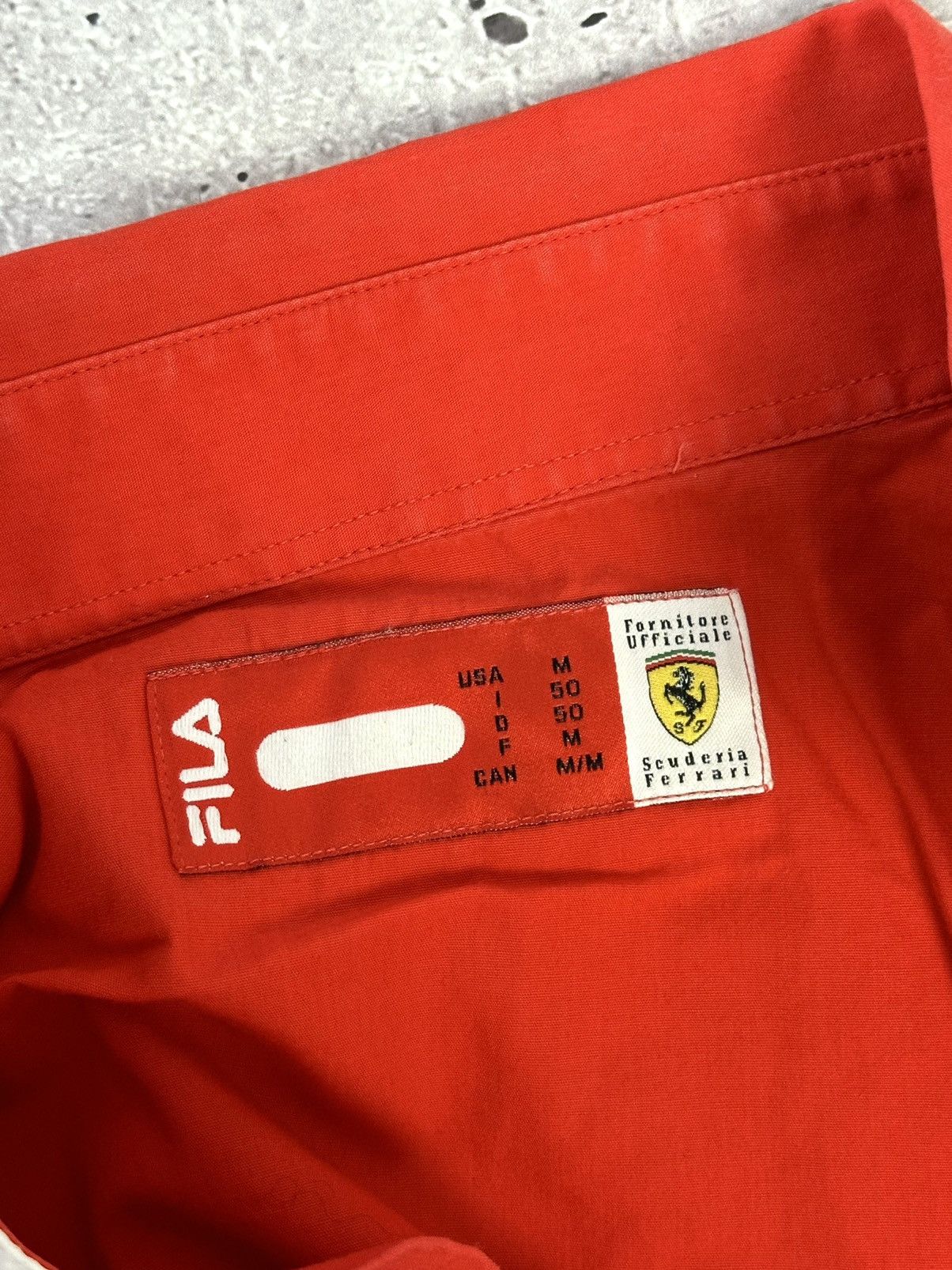 Fila Vintage Ferrari Fila Vodafone Racing Red Shirt Size US M / EU 48-50 / 2 - 7 Thumbnail