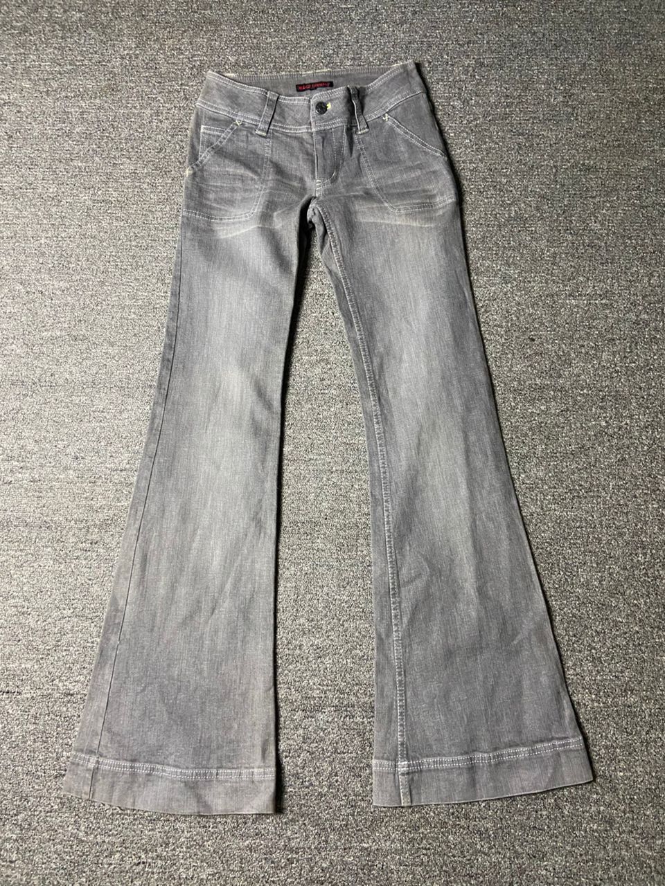 Japanese Brand Rouge Diamant Flare Wide Jeans (161) Size 25" / US 0 / IT 36 - 1 Thumbnail