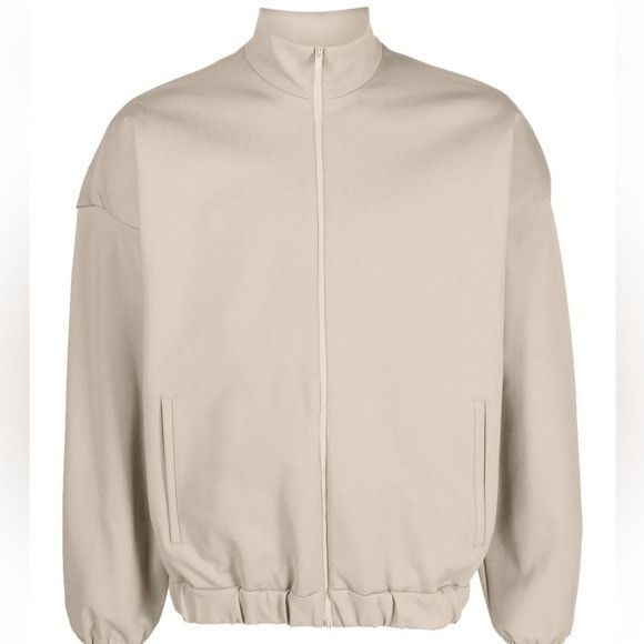 Fear of God Fear Of God Eternal Viscose Tricot Track Jacket Beige Men’s Size US S / EU 44-46 / 1 - 1 Thumbnail