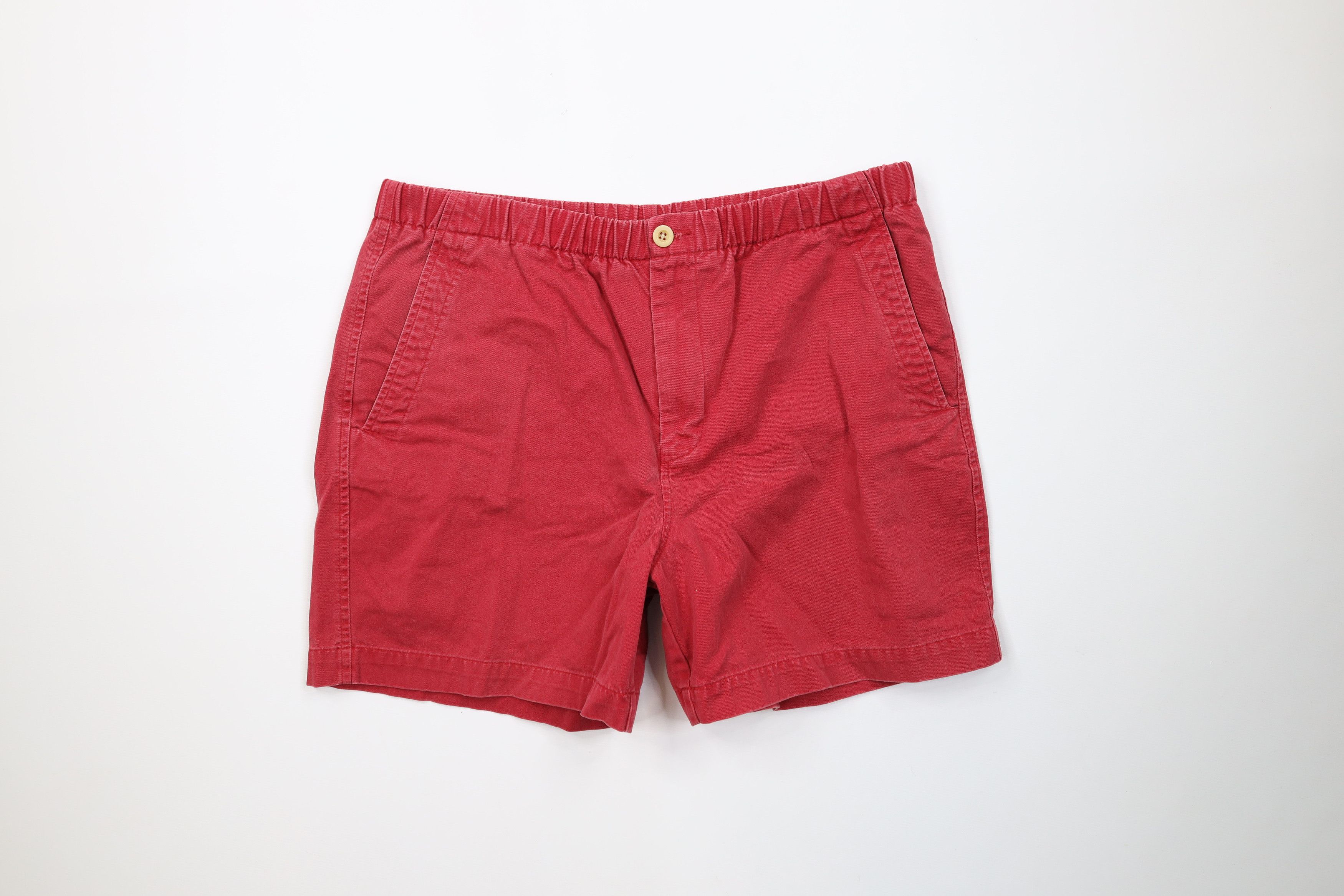 Nautica Vintage 90s Nautica Relaxed Fit Above Knee Shorts Red Cotton Size US 32 / EU 48 - 1 Thumbnail