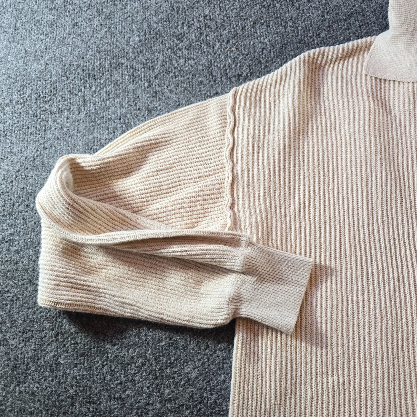 Free People Free People Romper Womens Size S Beige Tan Ribbed Knit Beach Minimal Size S / US 4 / IT 40 - 3 Thumbnail