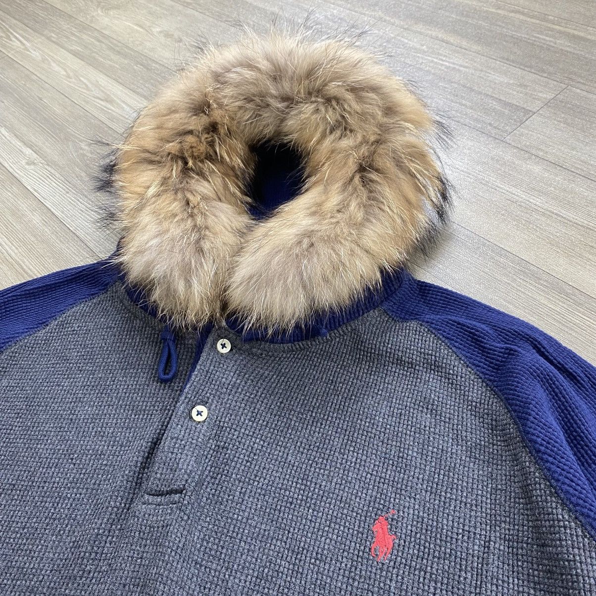 Polo Ralph Lauren Polo Raplh Lauren Knitted Ifsixwasnine Kmrii Lgb Fur Hoodie Size US XXL / EU 58 / 5 - 3 Thumbnail