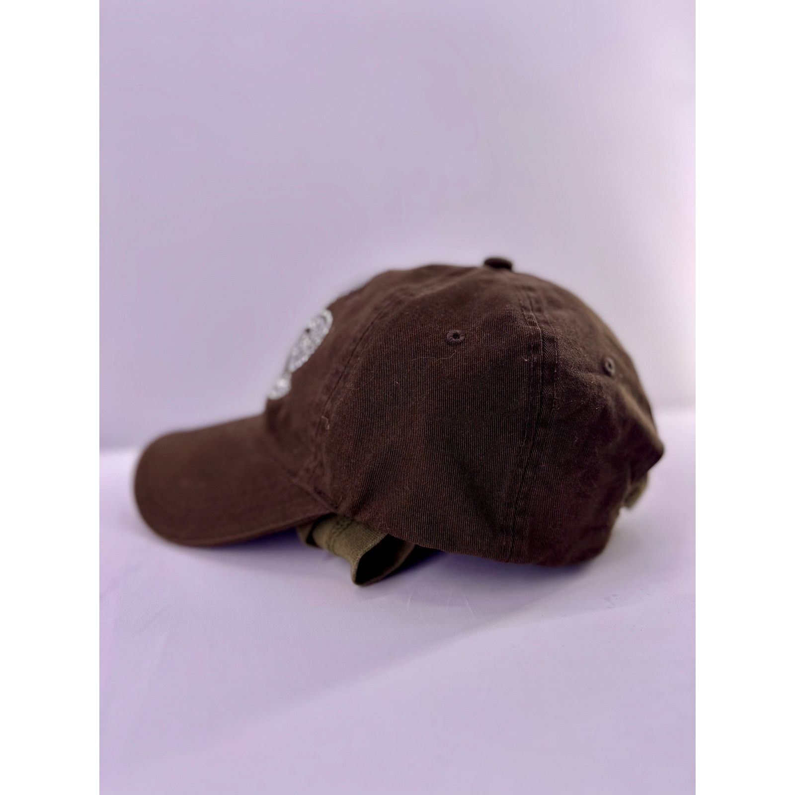 Decky Unique Decky Hat Women Rhinestones Fleur De Lis Brown OSFA Size ONE SIZE - 8 Thumbnail