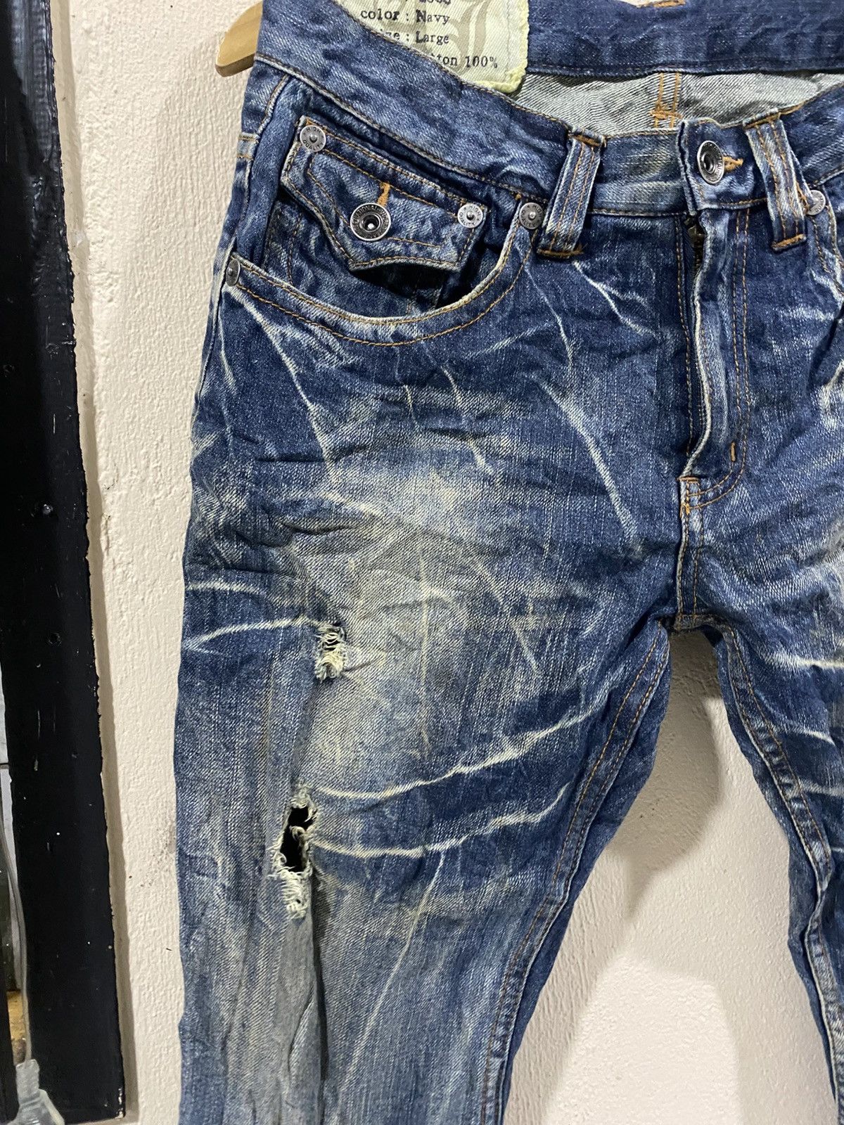 Le Grande Bleu (L.G.B.) Antful 2006 Clawmark Jeans Size US 31 - 3 Thumbnail