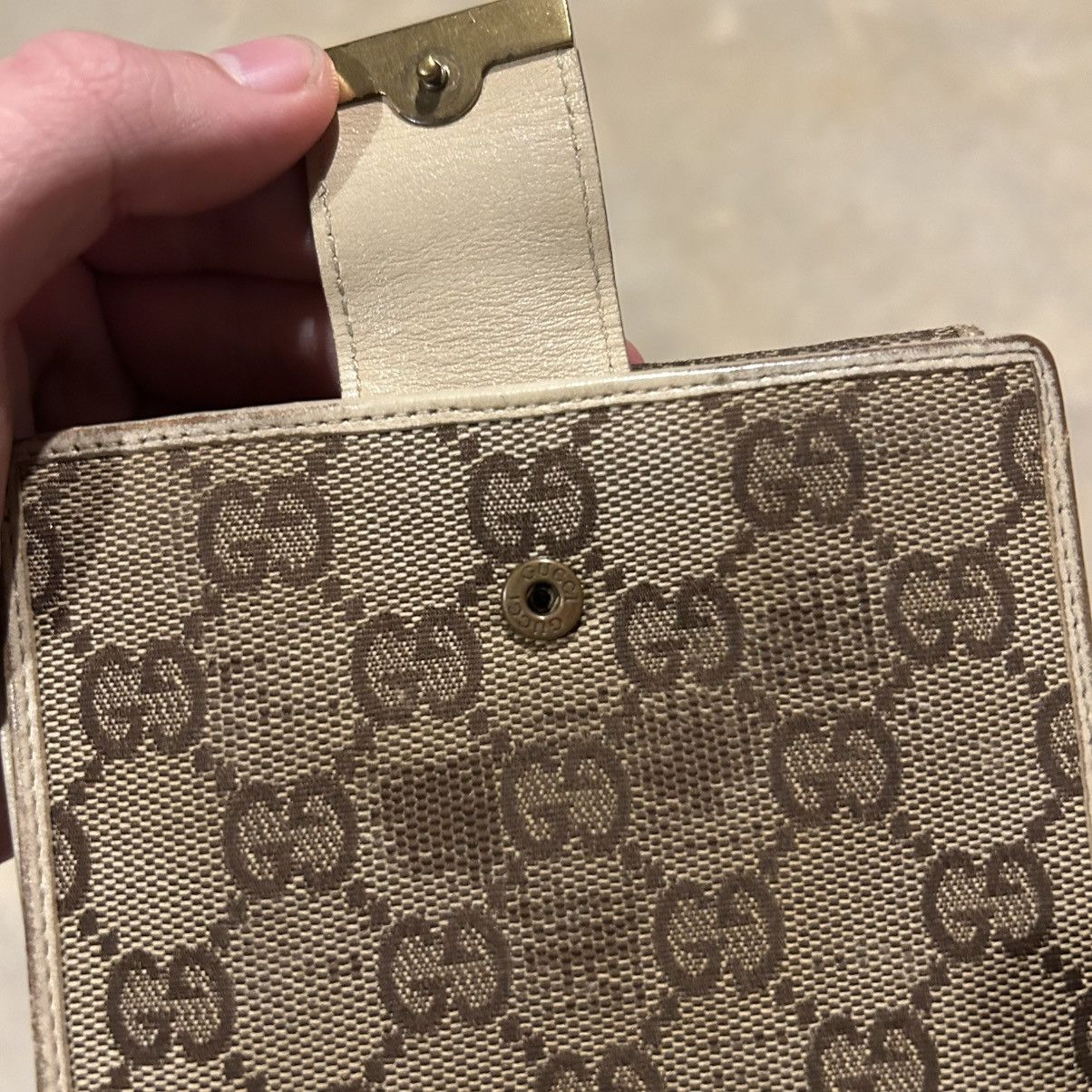 Designer × Gucci × Vintage Vintage Gucci GG Monogram Canvas Compact Wallet Rare Size ONE SIZE - 4 Thumbnail