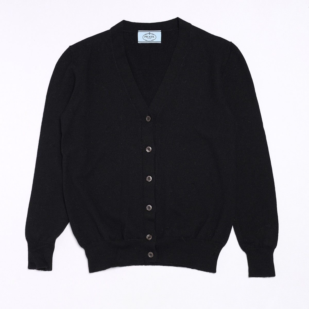 Prada Prada Wool Cardigan it38 size Black Sweater Size XS / US 0-2 / IT 36-38 - 1 Thumbnail