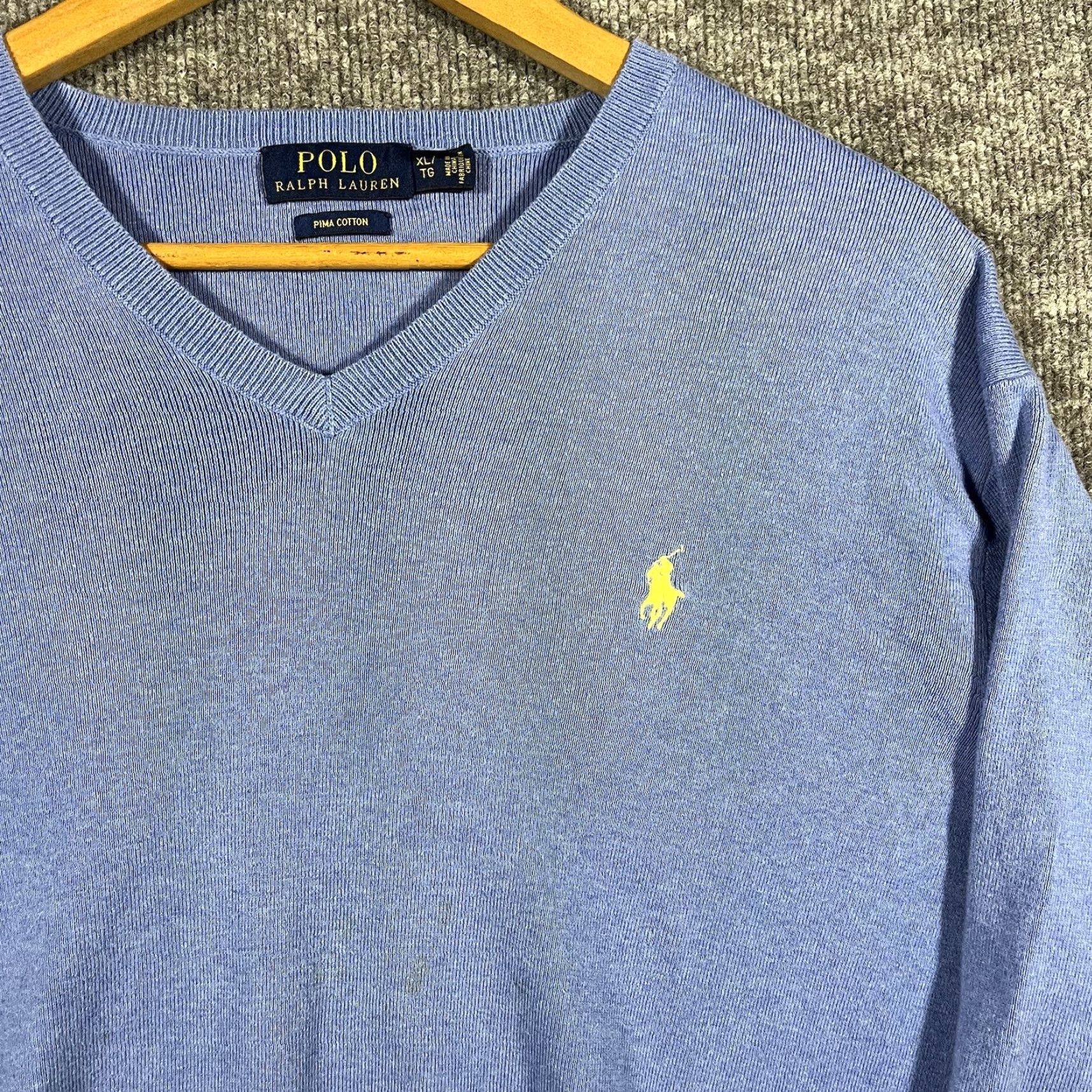 Polo Ralph Lauren Polo Ralph Lauren Sweatshirt Mens XL Blue Size US XL / EU 56 / 4 - 3 Thumbnail