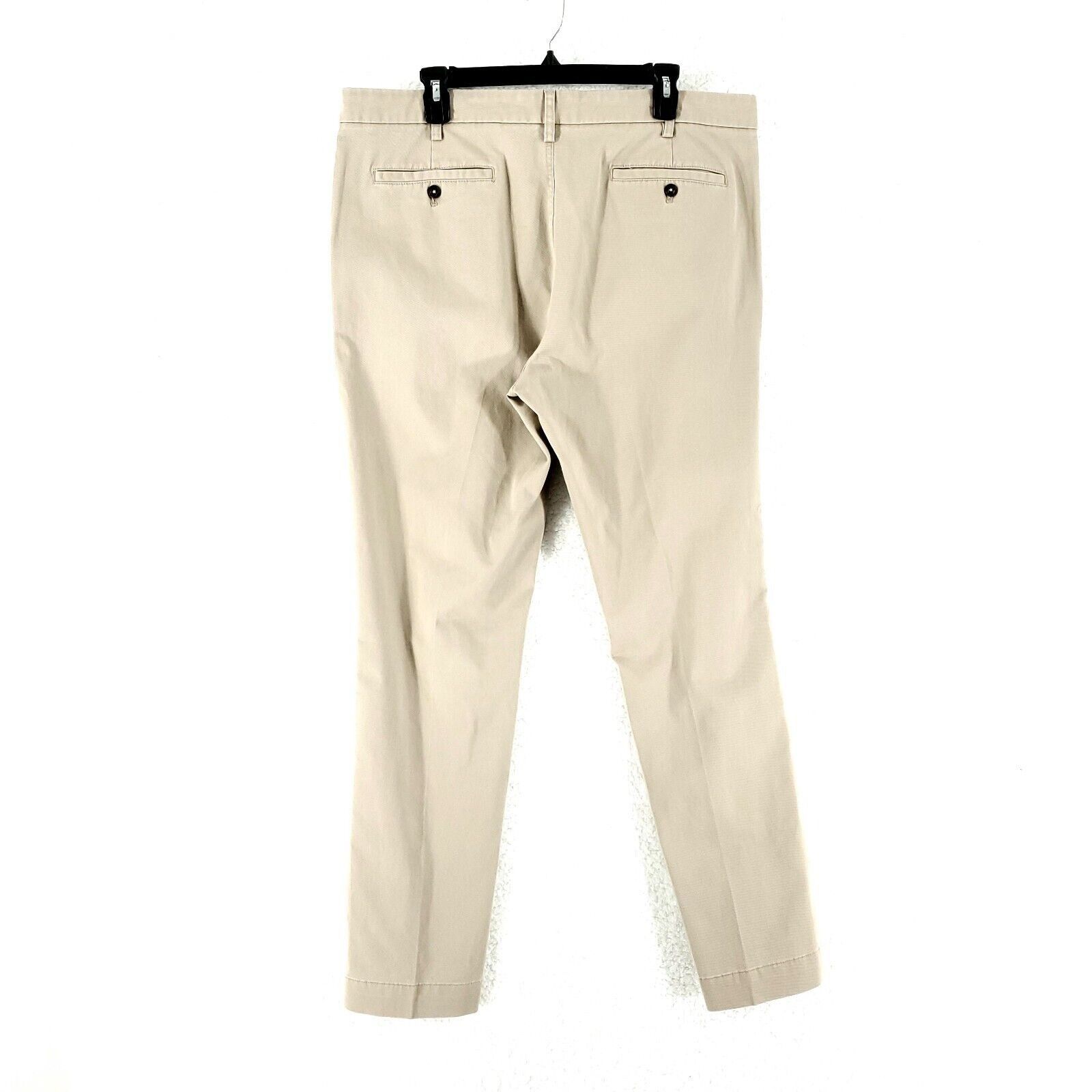 Joseph Abboud Joseph Abboud Tan Beige Flat Front Mid Rise Stretch Slim Fit Size US 39 - 2 Thumbnail