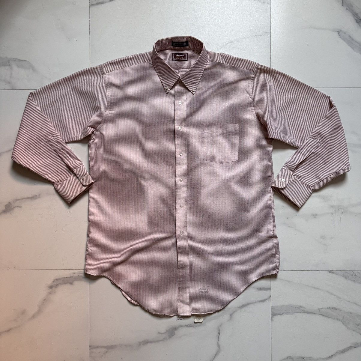 Arrow × Vintage Vintage Arrow Dover Striped Shirt Size US L / EU 52-54 / 3 - 2 Thumbnail
