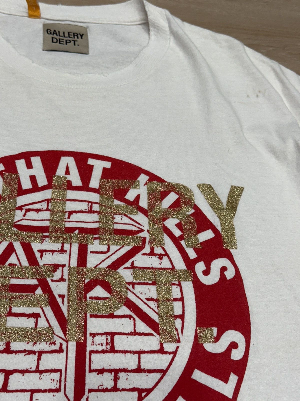 Gallery Dept. Gallery Dept Art that Kills Brick Logo Tee Size US L / EU 52-54 / 3 - 6 Thumbnail
