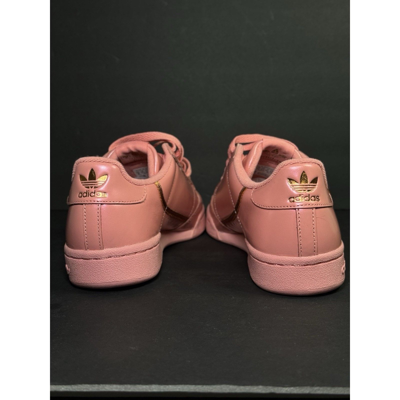 Adidas Adidas Womens Pink Metalic Leather Athletic Shoes Size 9 Size US 9 / IT 39 - 3 Thumbnail