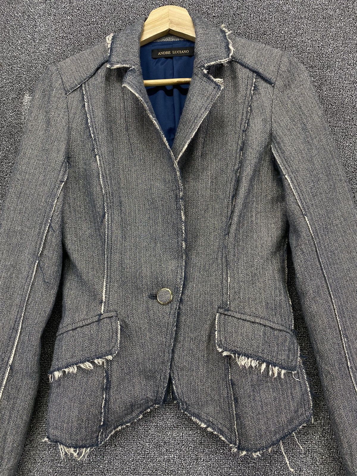 Andreluciano Vintage Andreluciano Punk Style Wool Coat jacket Size S / US 4 / IT 40 - 5 Thumbnail
