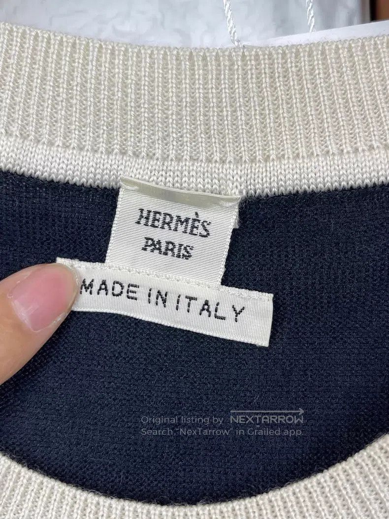 Hermes Hermes Wool Short Sleeve Size XS / US 0-2 / IT 36-38 - 5 Thumbnail