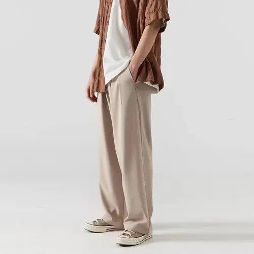 Jean 21SS Indigo Union Japan Khaki Relaxed Fit Business Pants Size US 32 / EU 48 - 4 Thumbnail