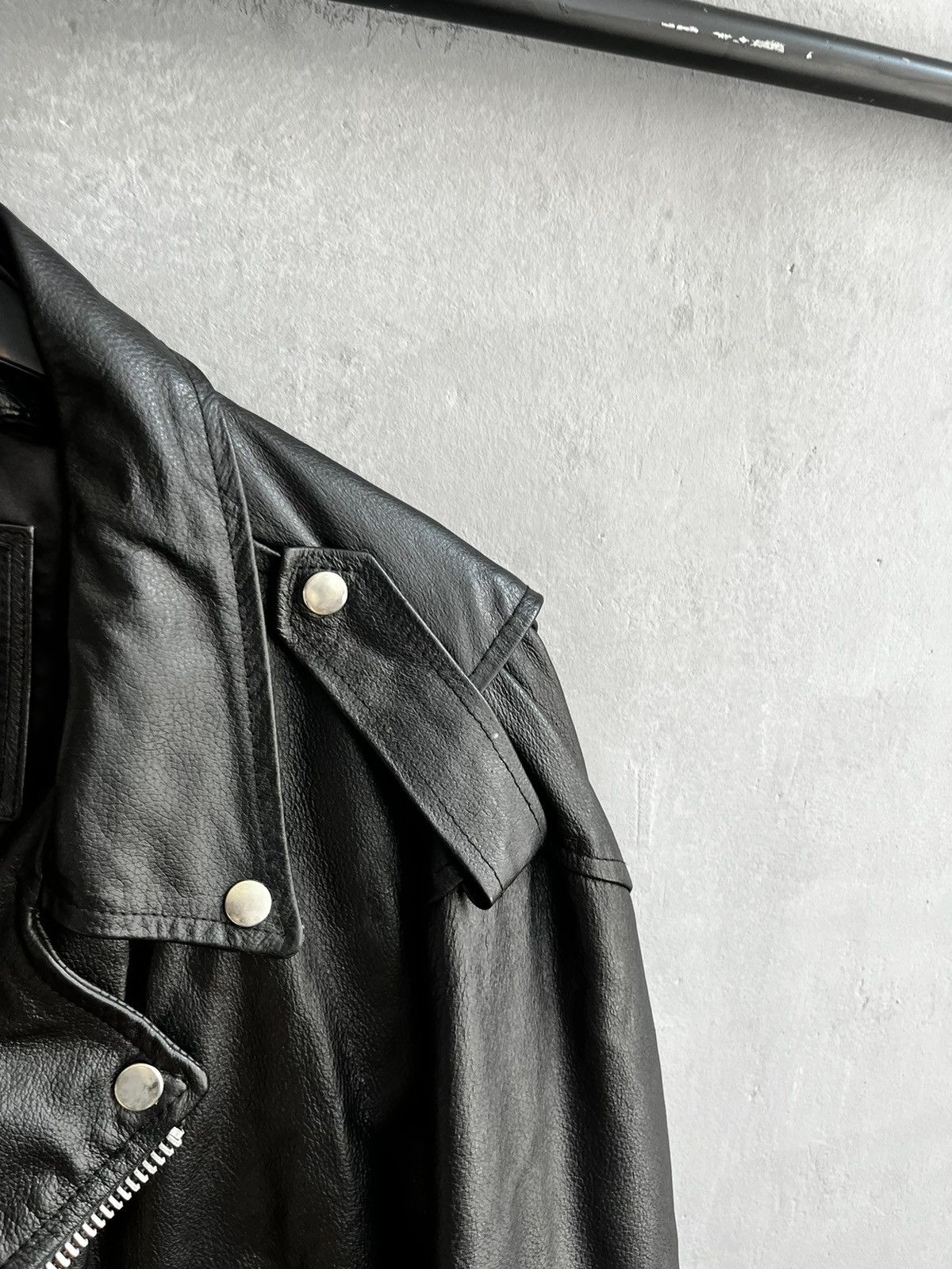 Vintage Vintage 80s Distressed Punk Motorcycle Leather Biker Jacket Size US XL / EU 56 / 4 - 12 Thumbnail