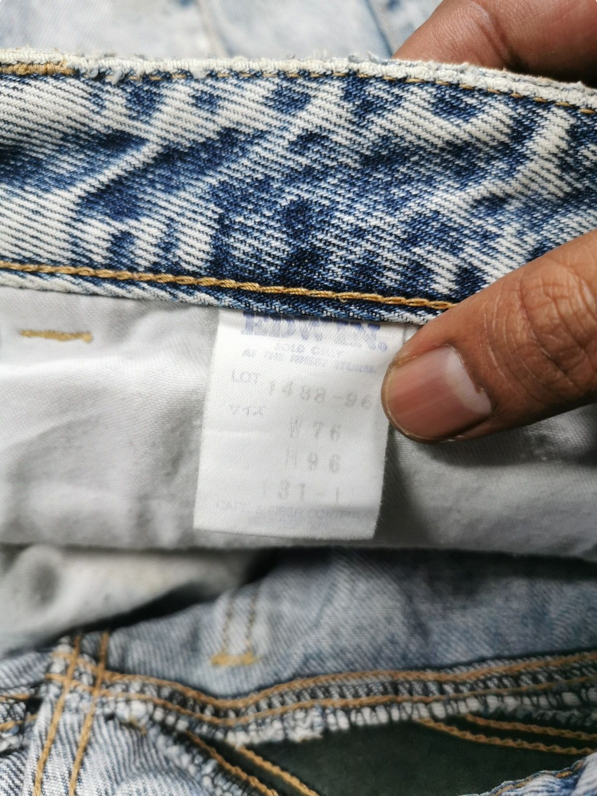 Edwin Rare Edwin Acid Wash Denim – 90s Mom Jeans Fit Made in Japan Size 28" / US 6 / IT 42 - 8 Thumbnail
