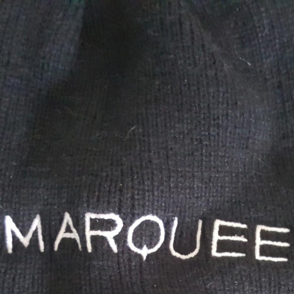 Designer Black Braid Detailed Marquee Beanie Size ONE SIZE - 2 Thumbnail