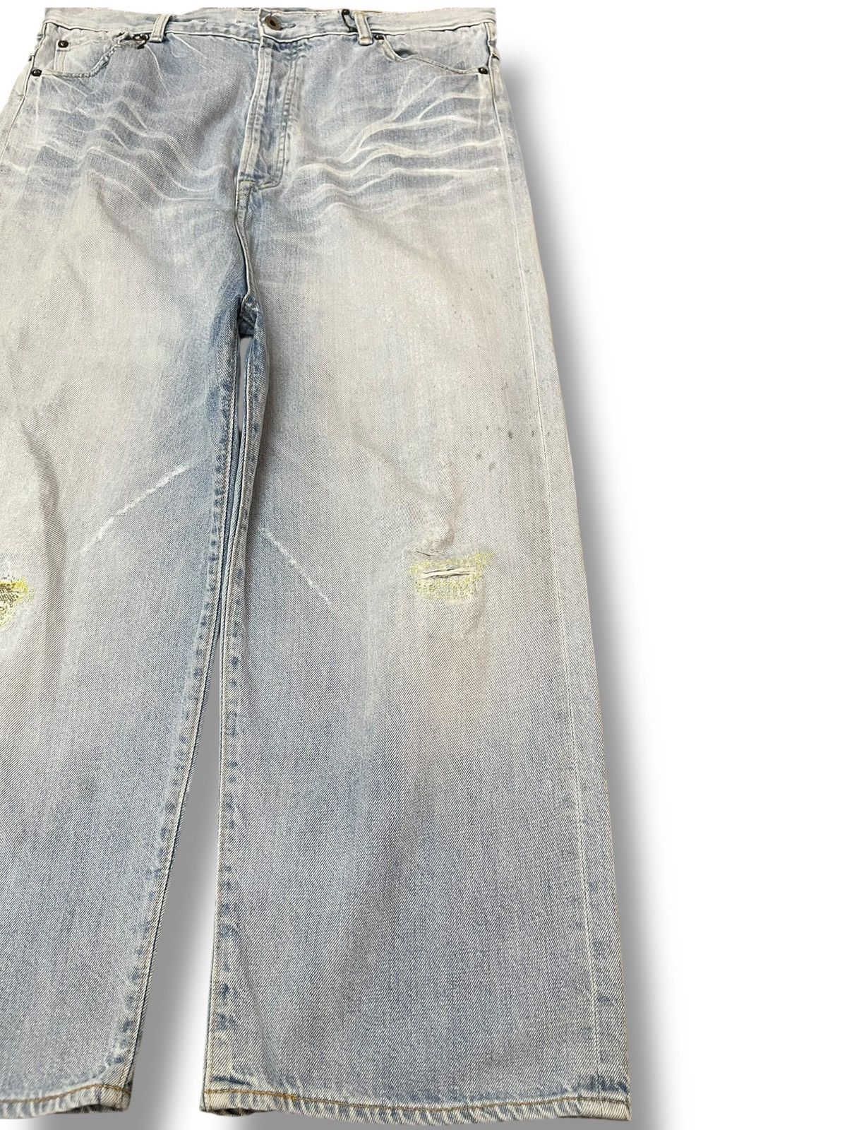 Journal Standard Vintage Journal Standard Baggy Faded Buckle Belt Denim Size US 35 - 4 Thumbnail
