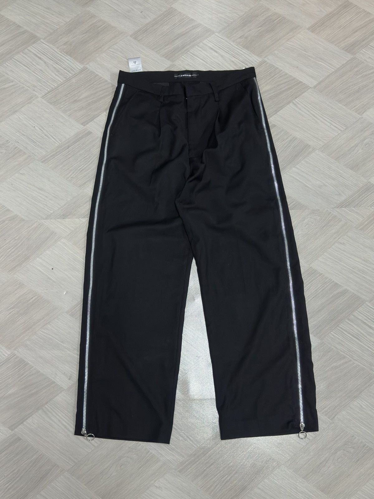 Japanese Brand AW2020 A’Gems / 9 Side Zipper Wide Slack Pant Size US 30 / EU 46 - 8 Thumbnail