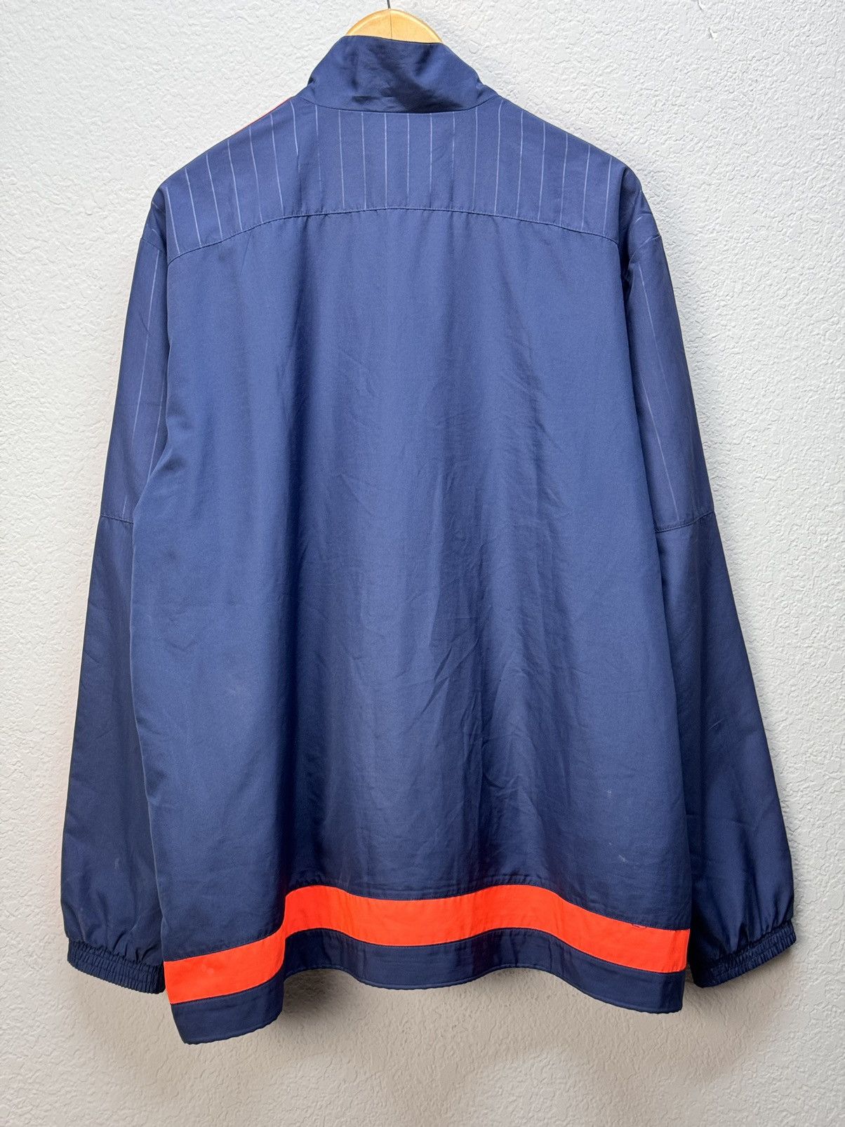 Adidas × Vintage Adidas Olympique Lyon Zip Sweatshirt Soccer Jersey 2015 Size US XL / EU 56 / 4 - 8 Thumbnail
