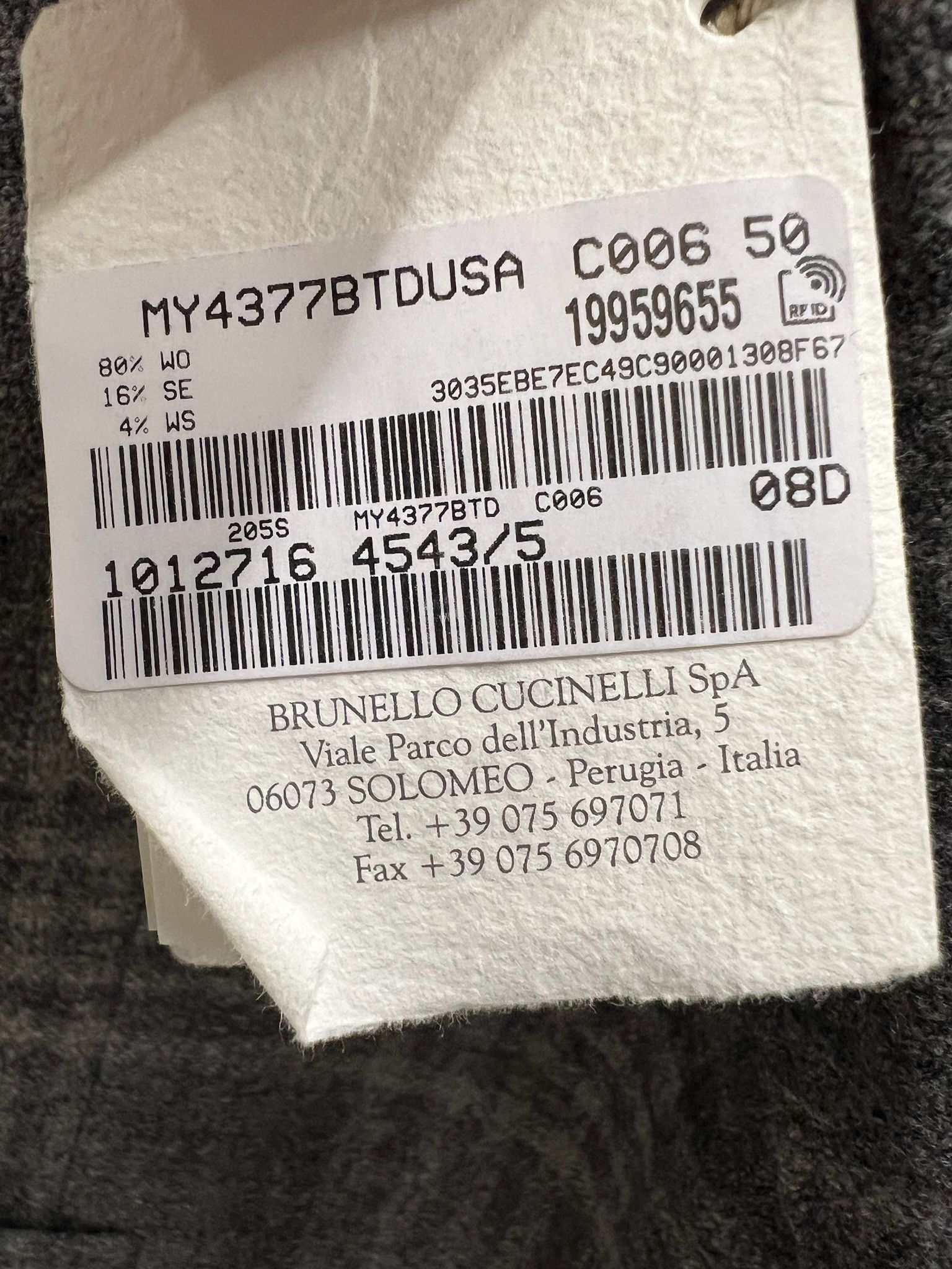 Brunello Cucinelli o1w1db10125 Suit Type Jacket in Grey Size US M / EU 48-50 / 2 - 9 Thumbnail