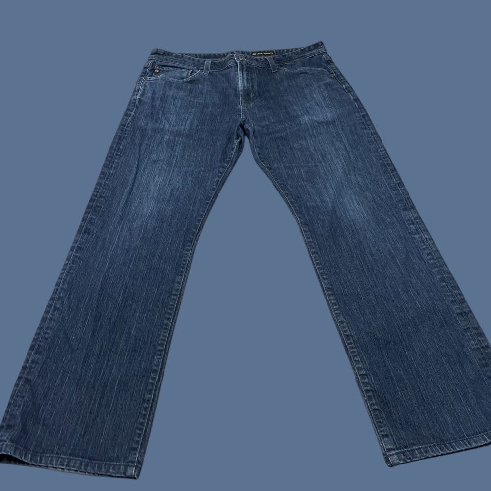 Vintage AG Adriano Goldschmied Jeans Mens 36x32 Denim Blue 5-Pocket Tapered Slimming Regular Adult Mens Jeans Size US 36 / EU 52 - 1 Thumbnail