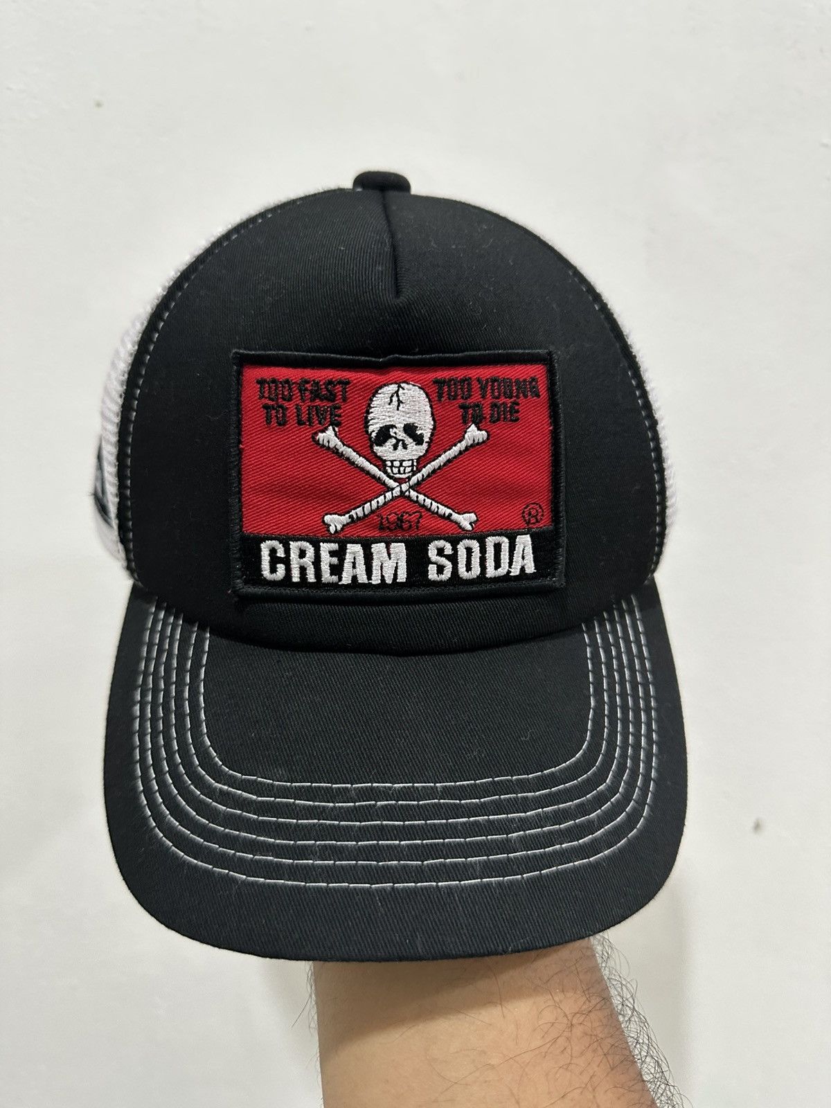 Japanese Brand Cream Soda Trucker Hat Size ONE SIZE - 2 Thumbnail