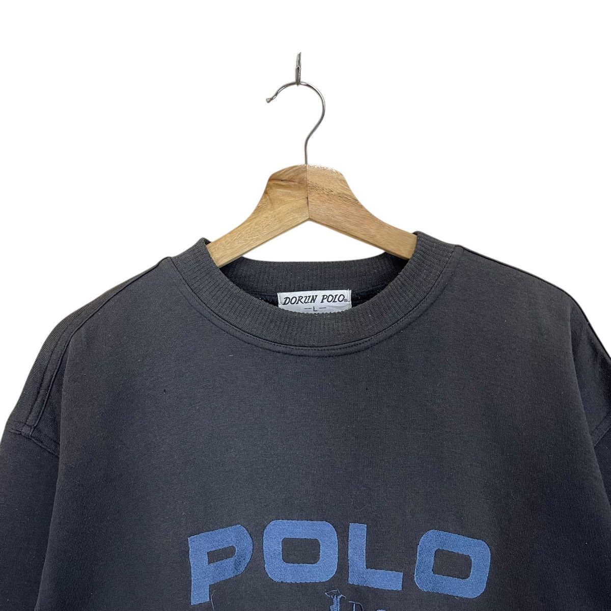 U.S. Polo Assn. Vintage 90s Polo Dorun Big Logo Crewneck Sweatshirt Size US L / EU 52-54 / 3 - 4 Thumbnail