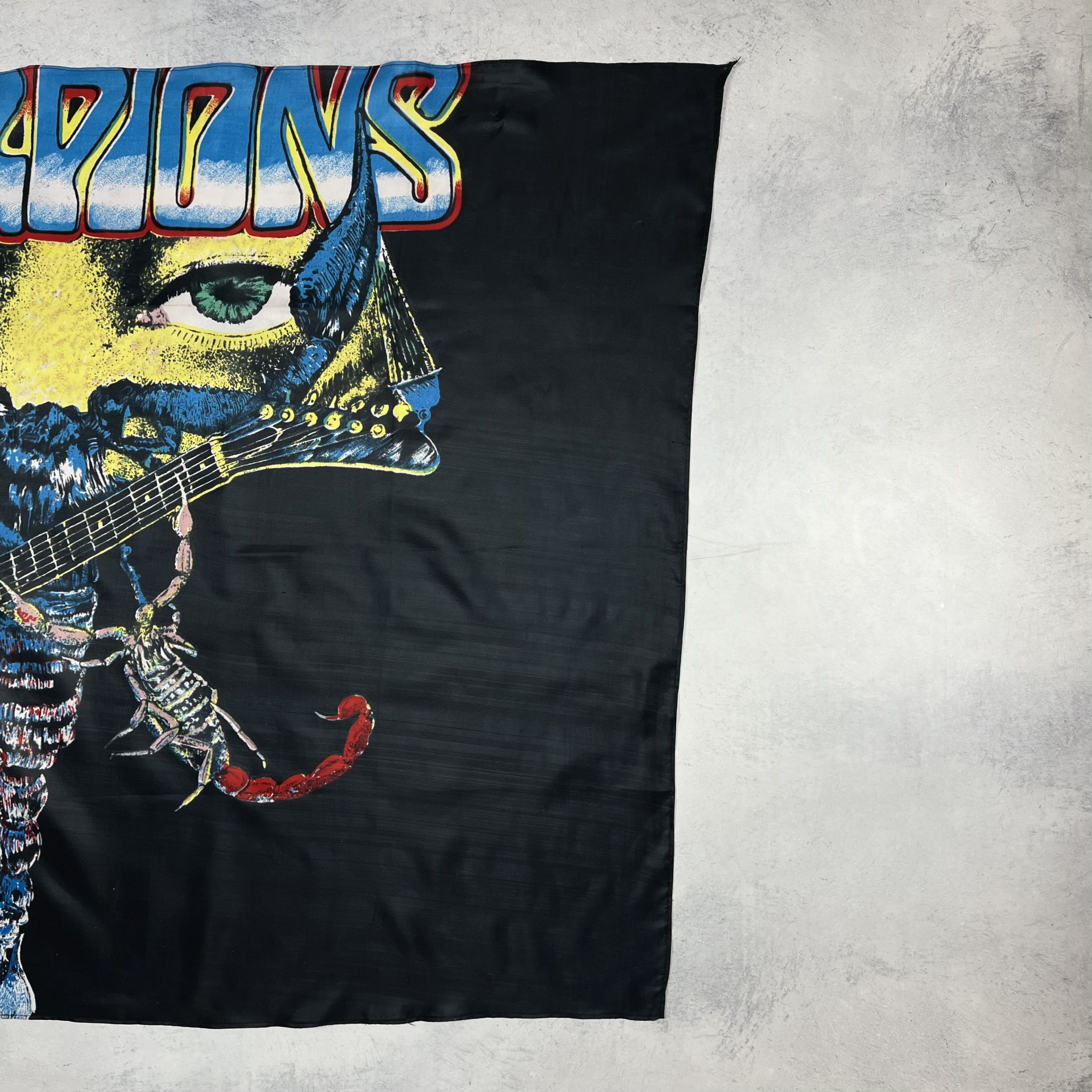Band Tees Vintage Scorpions Rock Band Flag Poster Tapestry 90’s Size ONE SIZE - 2 Thumbnail