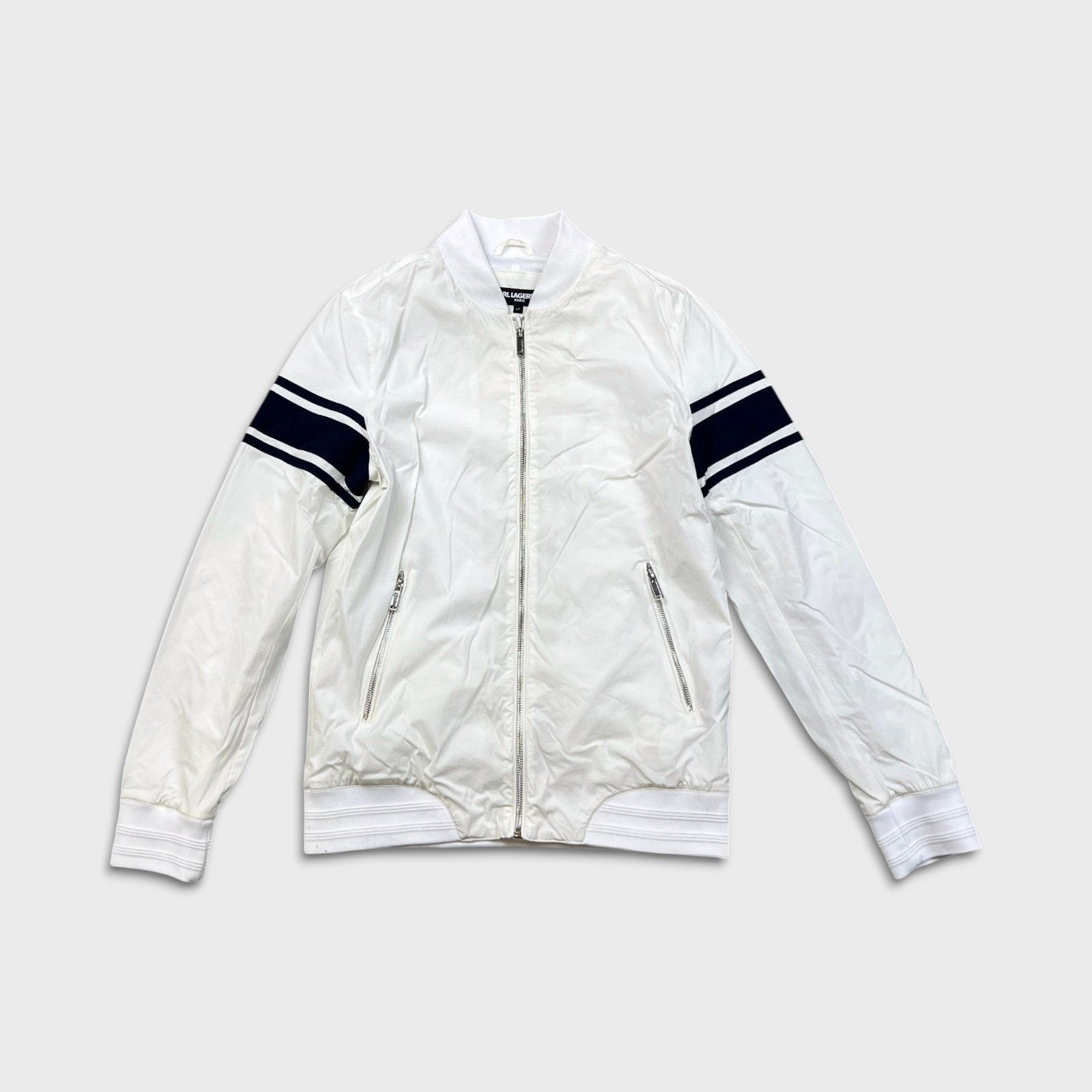 Karl Lagerfeld Karl Lagerfeld Paris Jacket Small Lightweight Windbreaker Size US S / EU 44-46 / 1 - 1 Thumbnail