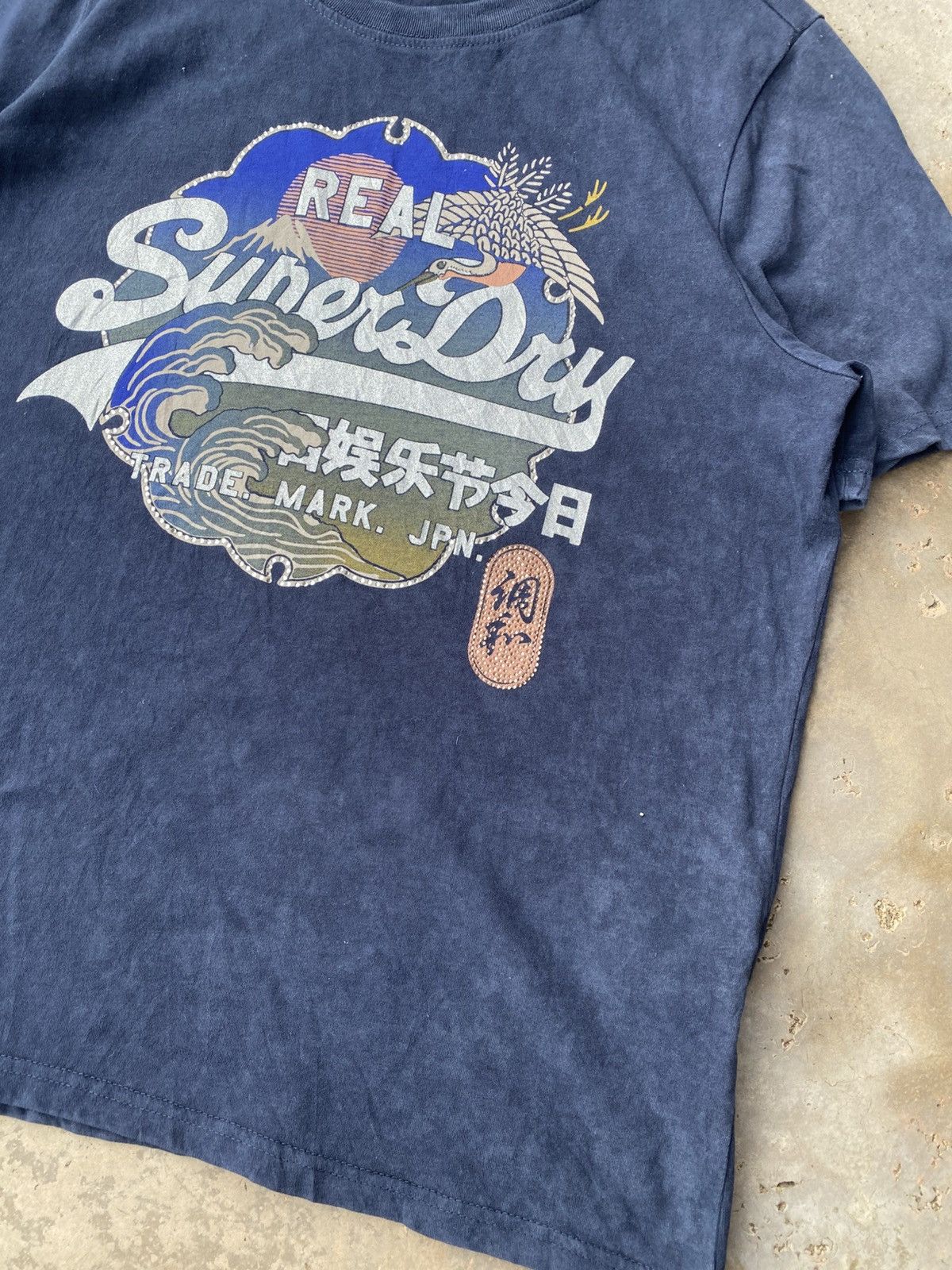 Superdry Real Superdry Beads Souvenir Acid Wash Tee Size US M / EU 48-50 / 2 - 3 Thumbnail