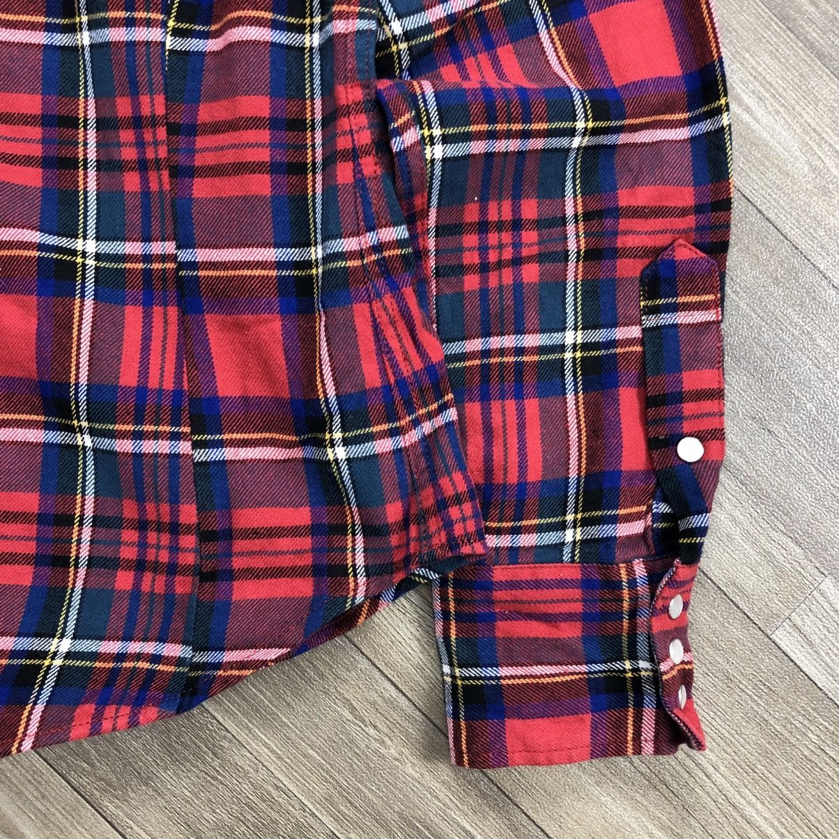 Hysteric Glamour × Japanese Brand Vintage Hysteric Glamour Rockin Bones Flannel Shirt Women Size M / US 6-8 / IT 42-44 - 4 Thumbnail
