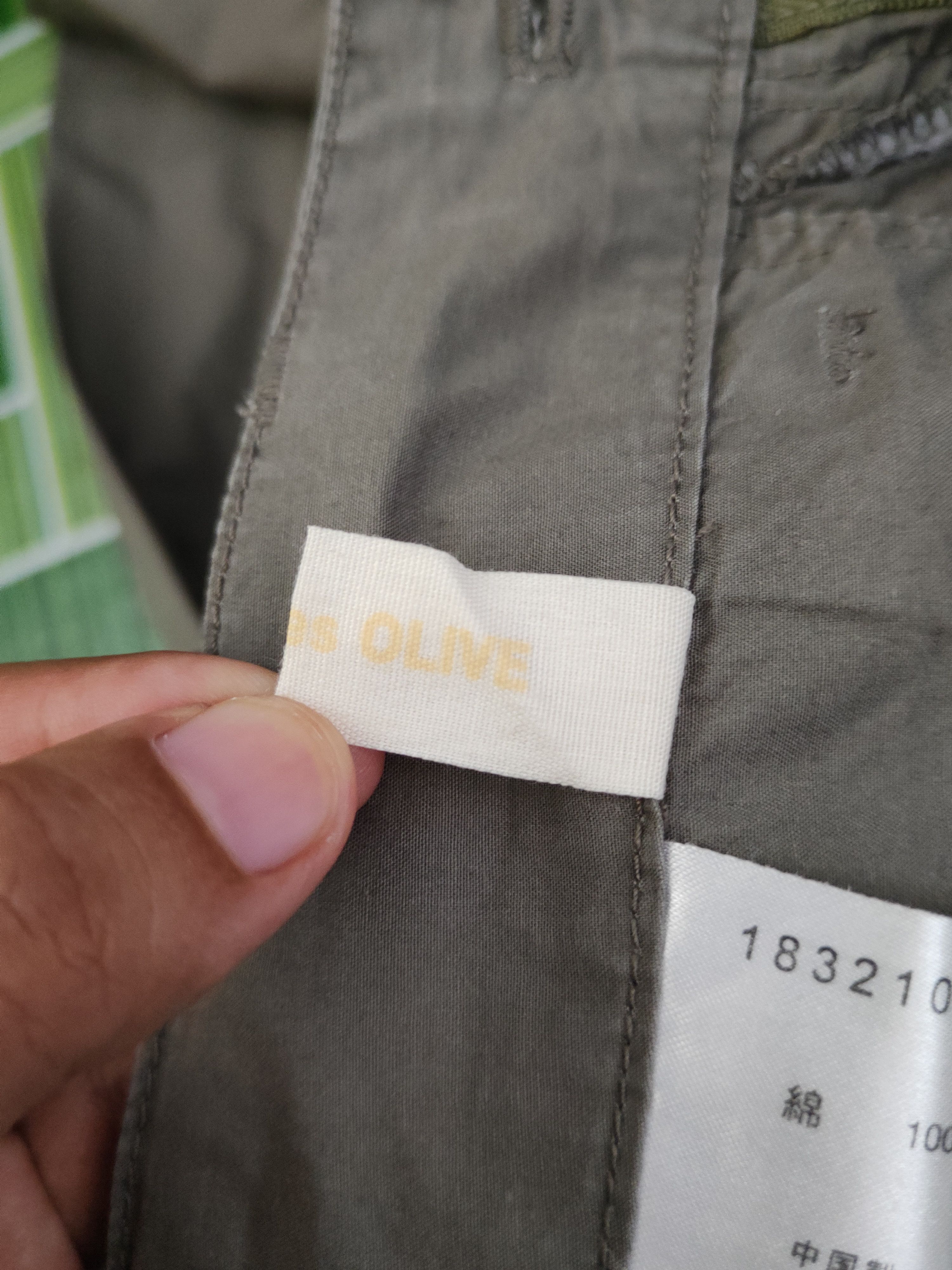 Japanese Brand DL Olive des Olive Olive Multipocket Cargo Pants #2362 Size 30" / US 8 / IT 44 - 13 Thumbnail