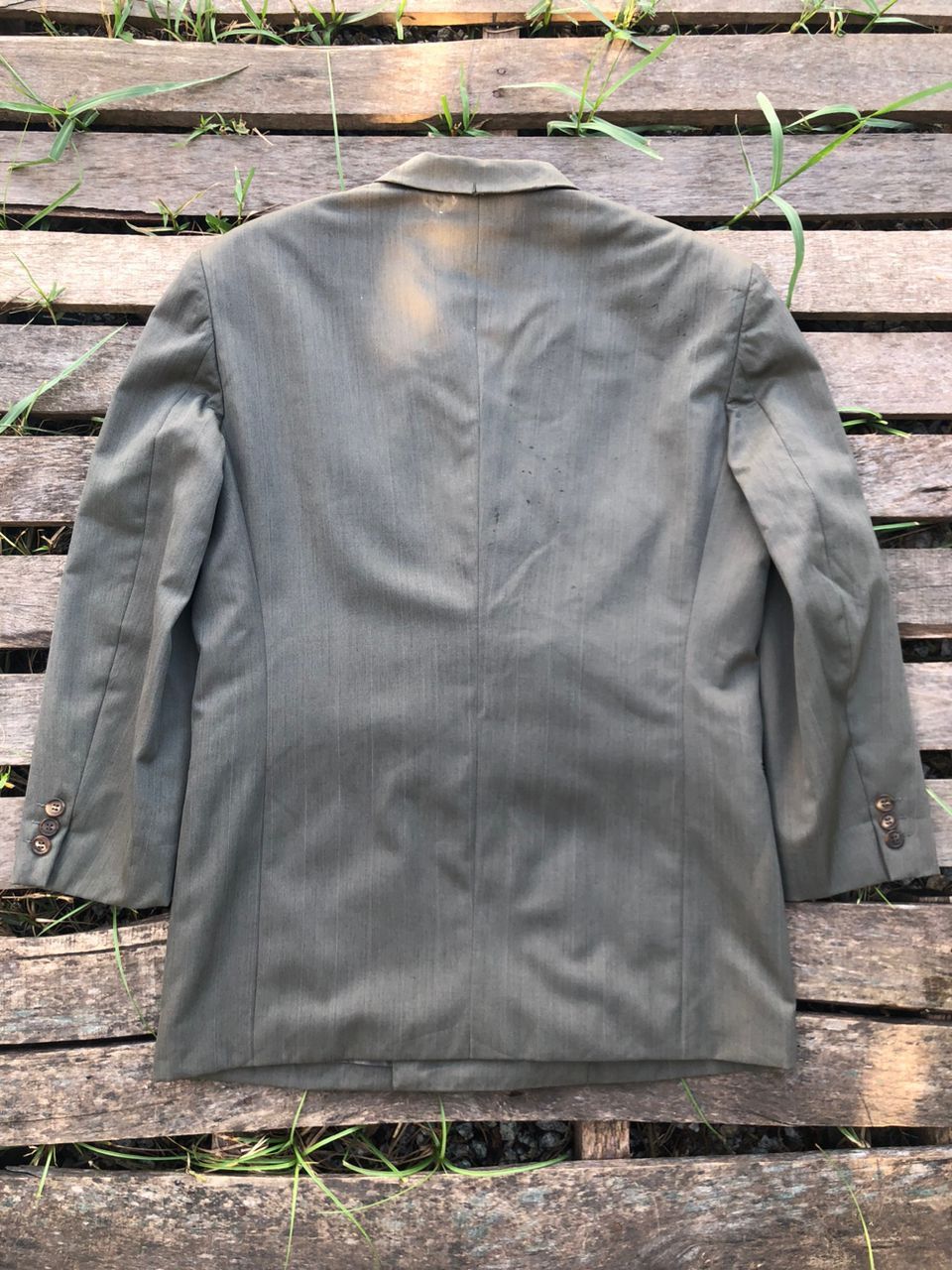 Issey Miyake Vintage Issey Miyake Grey Coat Jacket Size US M / EU 48-50 / 2 - 2 Thumbnail