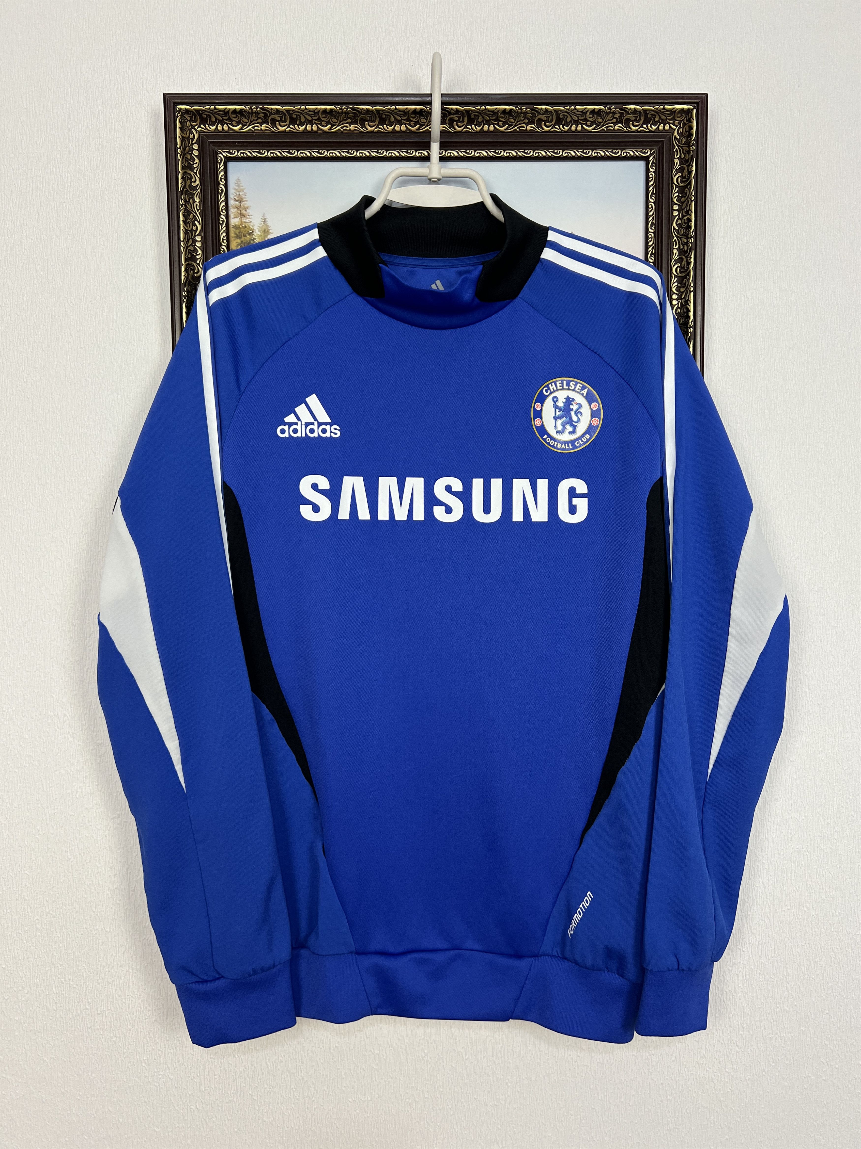 Adidas Vintage Chelsea Football Formotion Sweatshirt Track Top Size US M / EU 48-50 / 2 - 1 Thumbnail