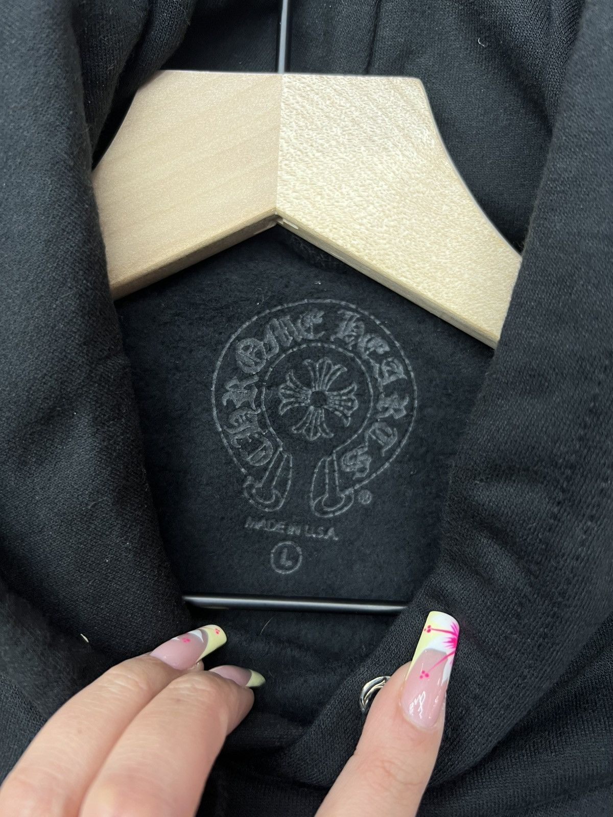 Chrome Hearts Chrome Hearts Horseshoe Logo Print Hoodie Size US L / EU 52-54 / 3 - 16 Thumbnail