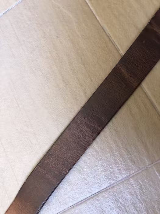Cowboy Equipment × Leather Vintage Cowboy Fashion Style Leather Buckle Belts Size ONE SIZE - 5 Thumbnail
