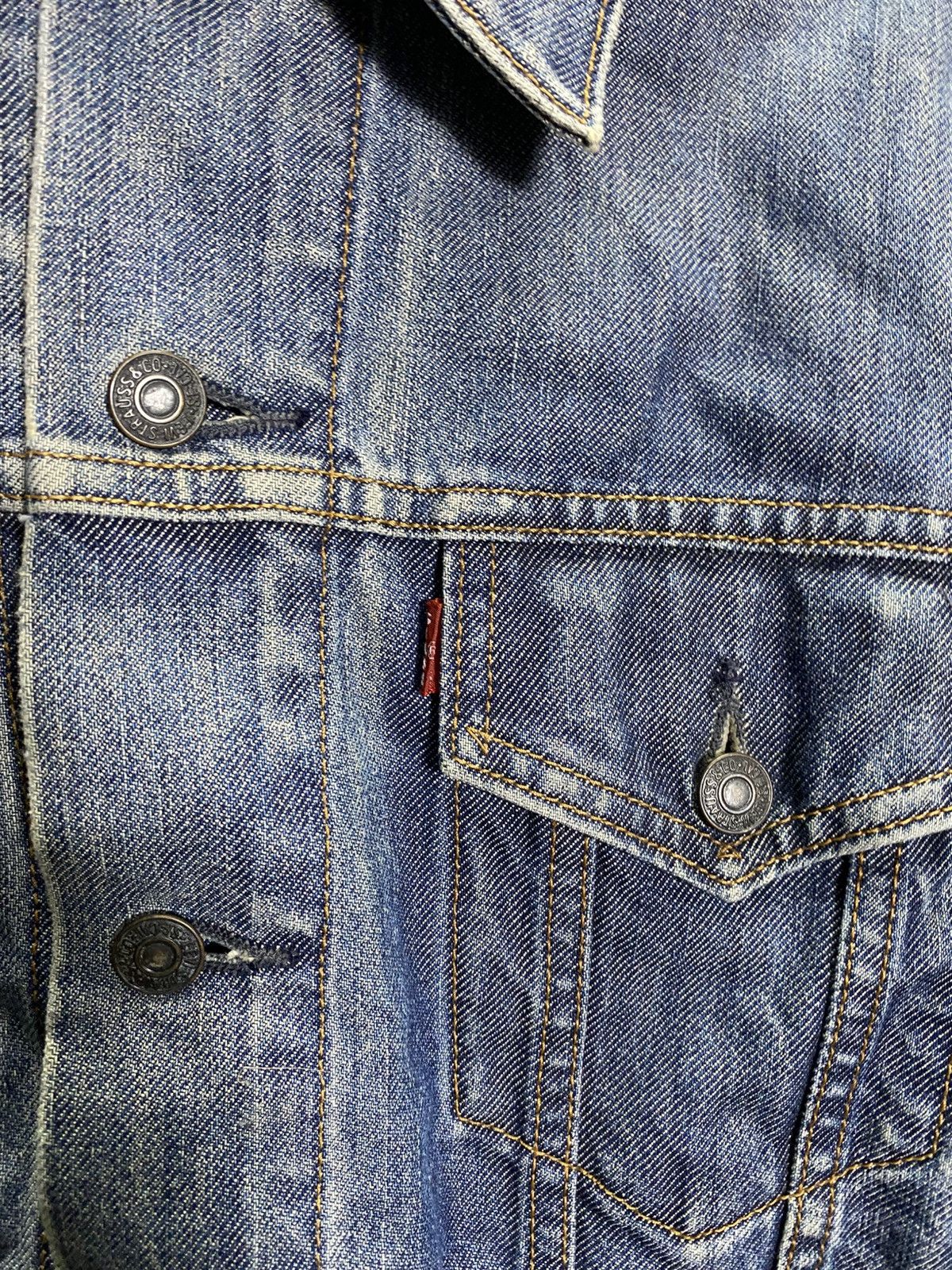 Levi's Distressed Levis red tab jeans jacket size L Size US L / EU 52-54 / 3 - 3 Thumbnail