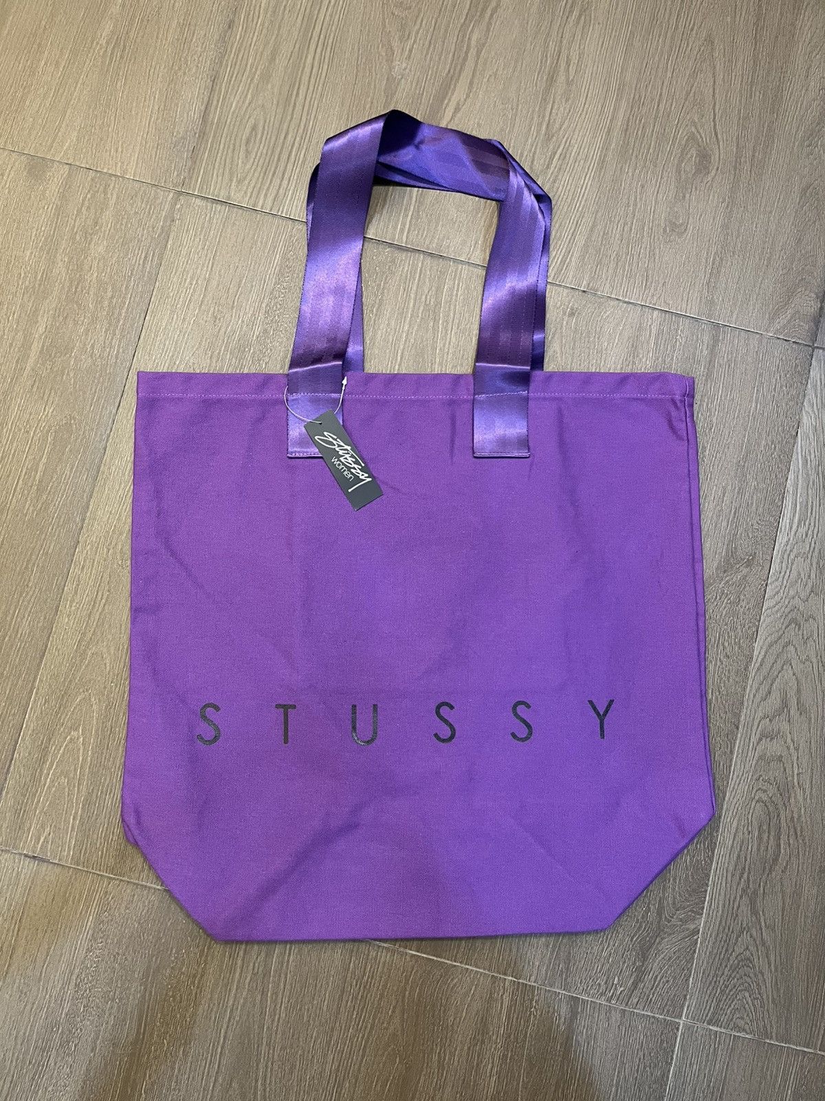 Stussy Stussy Canvas Tote Bag Women - Purple Size ONE SIZE - 1 Thumbnail