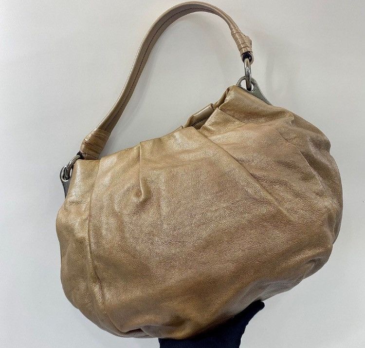 Prada Prada Leather Shoulder Hobo Bag Size ONE SIZE - 9 Thumbnail