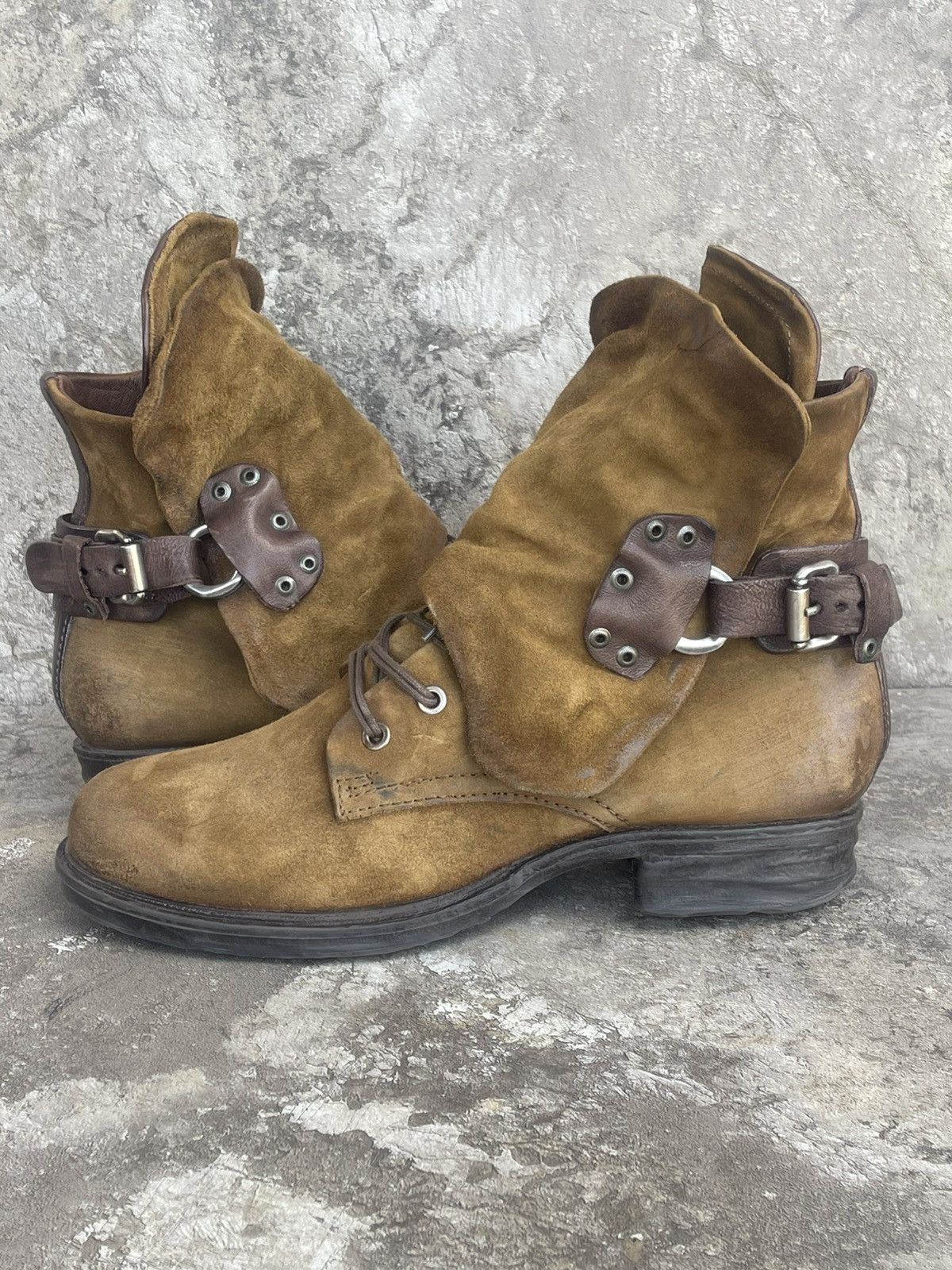 A.S.98 As 98 Guidi style Leather High Boots Size US 7 / EU 40 - 4 Thumbnail