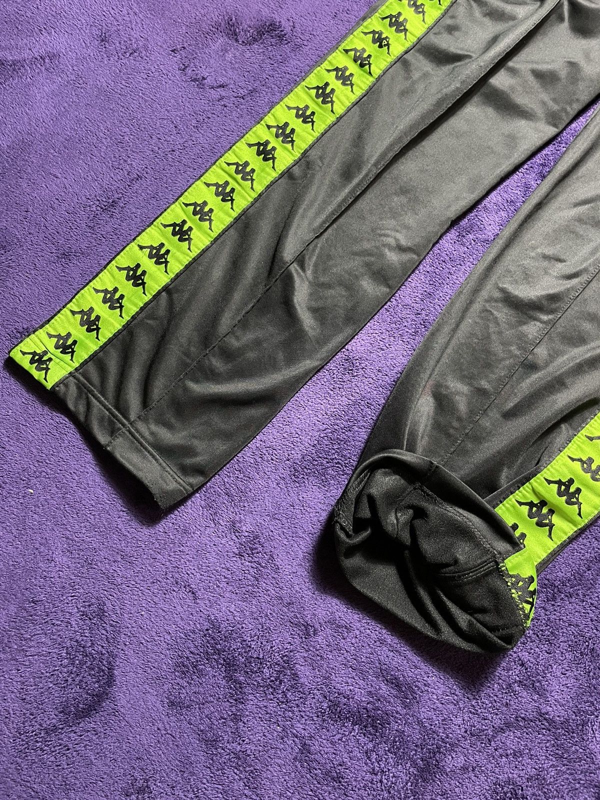 Kappa × Vintage Rare Kappa green lampas sweatpants retro vintage style Size US 32 / EU 48 - 4 Thumbnail